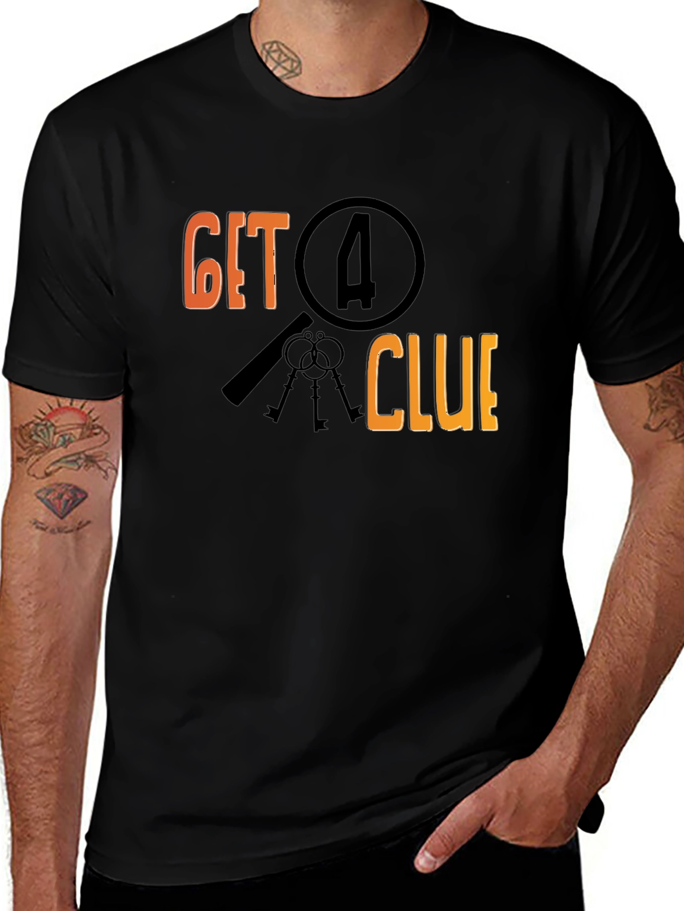 Get 4 Clue Graphic T-Shirt
