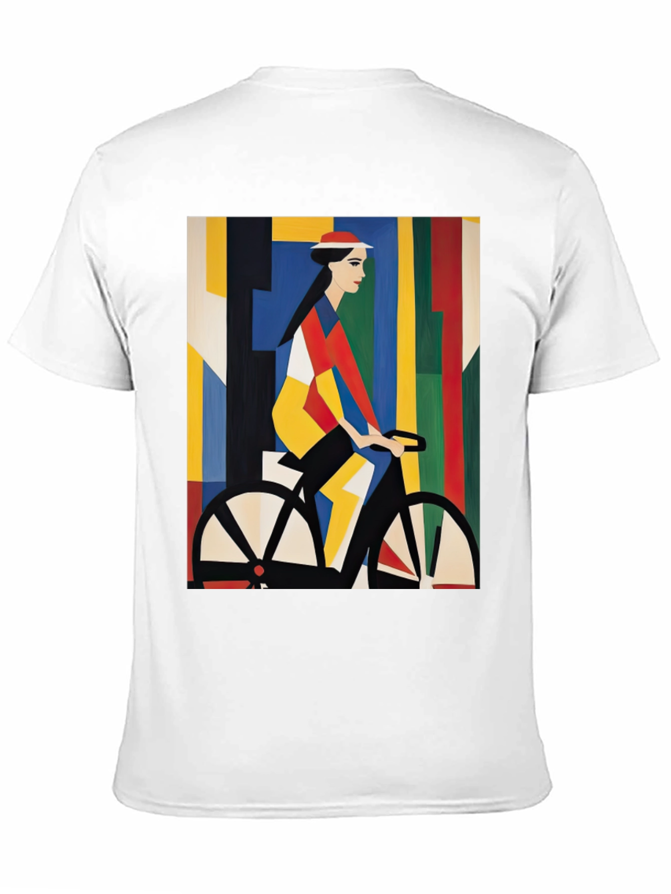 Abstract Bicycle Art Black T-Shirt