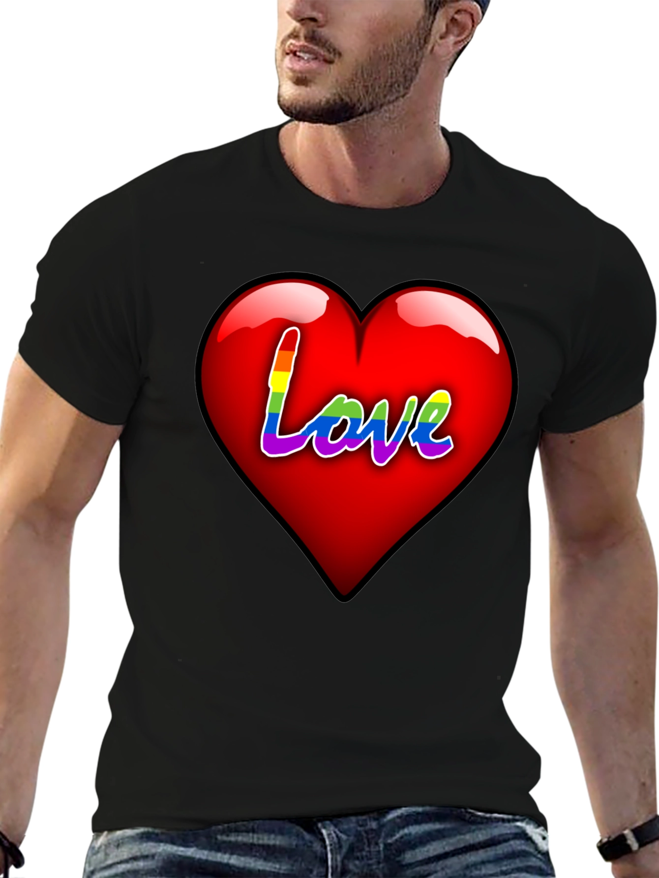 Love Rainbow Heart T-Shirt