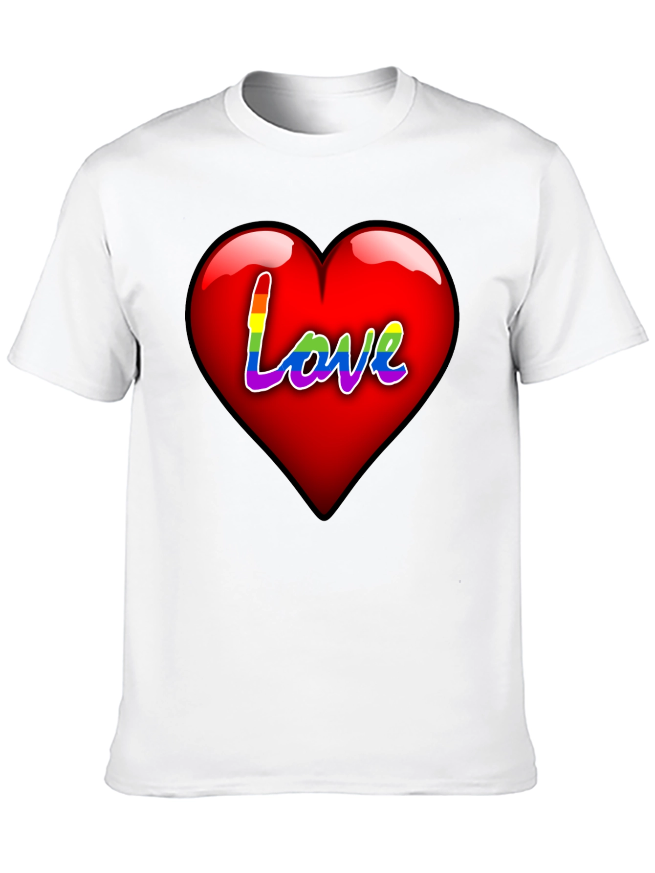 Love Rainbow Heart T-Shirt