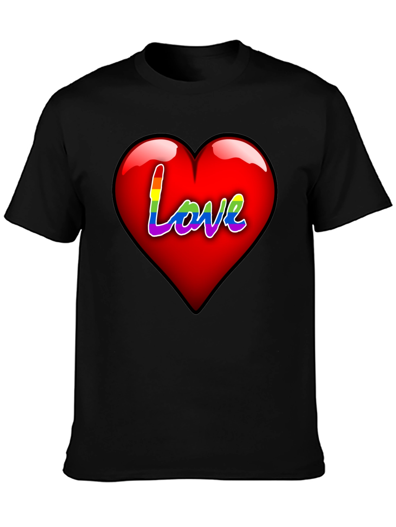Love Rainbow Heart T-Shirt