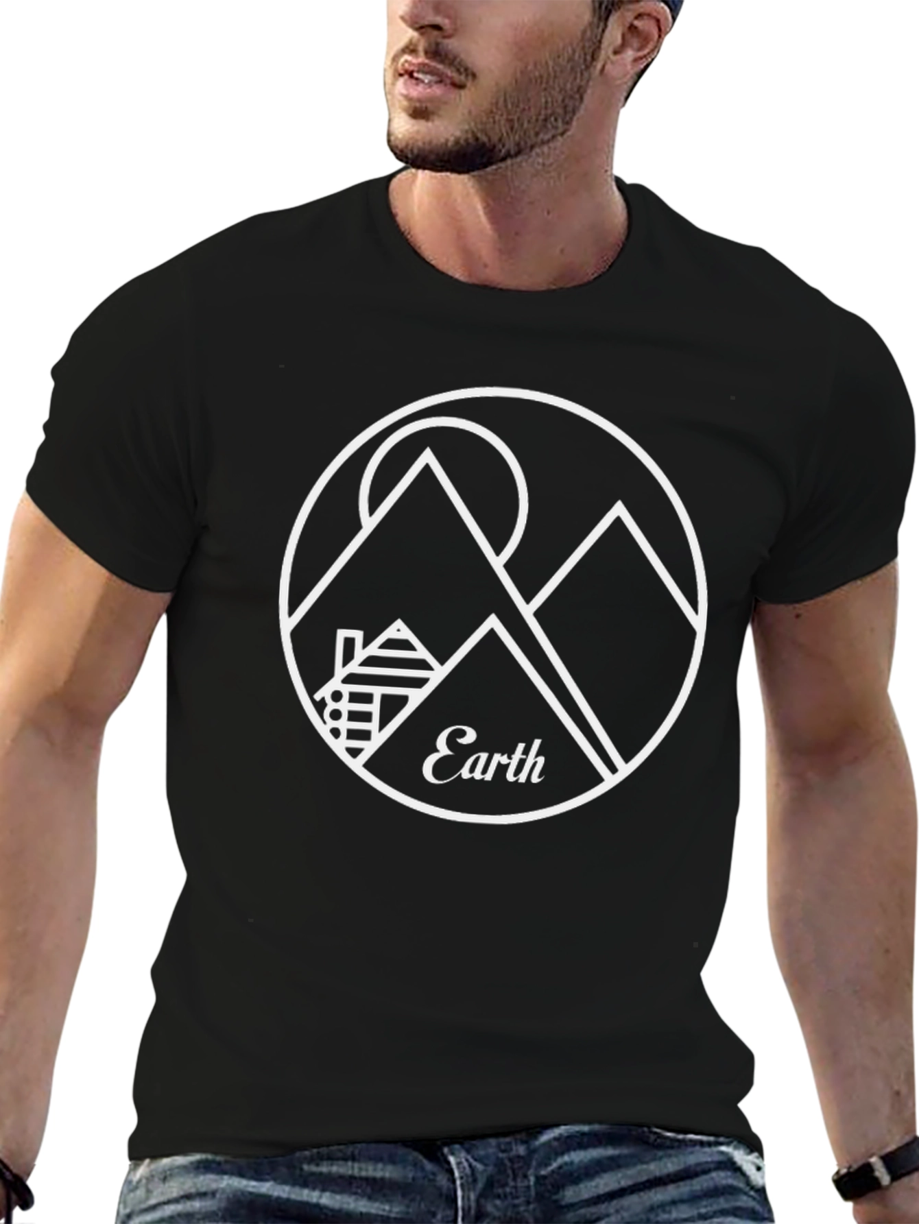 Earth Graphic Tee - Black Mountain Design
