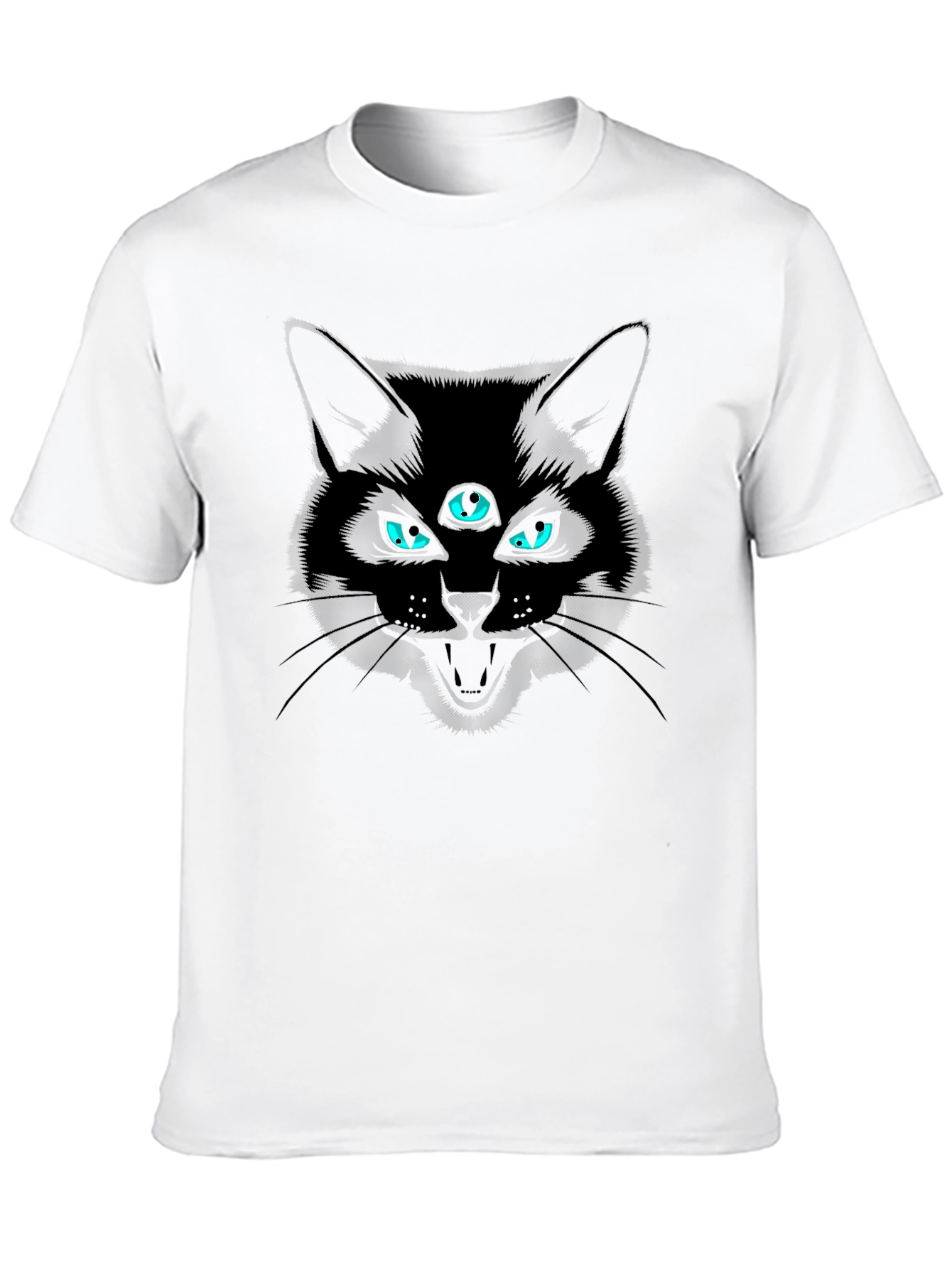 Three-Eyed Cat Graphic Tee