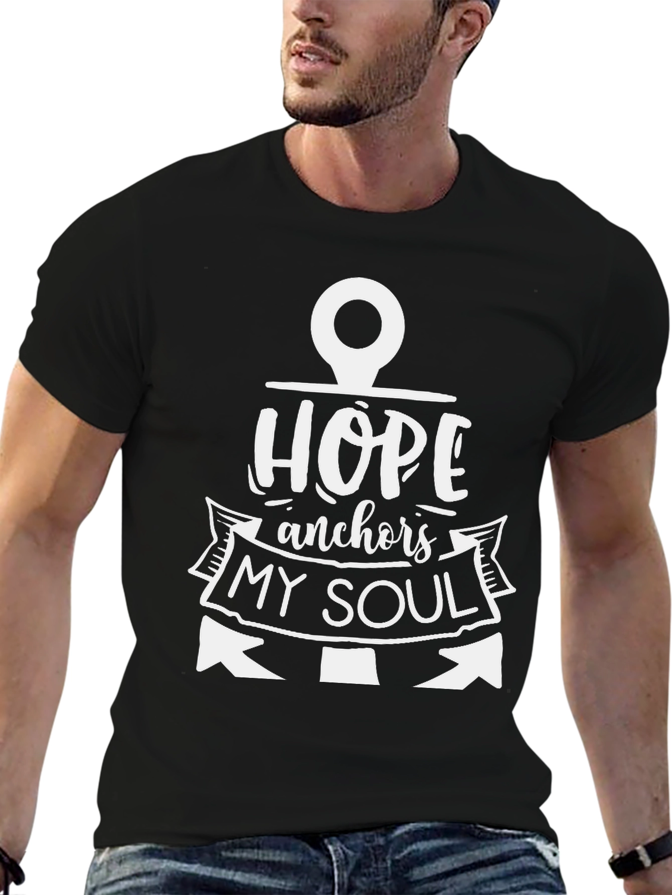 Hope Anchors My Soul Graphic T-Shirt