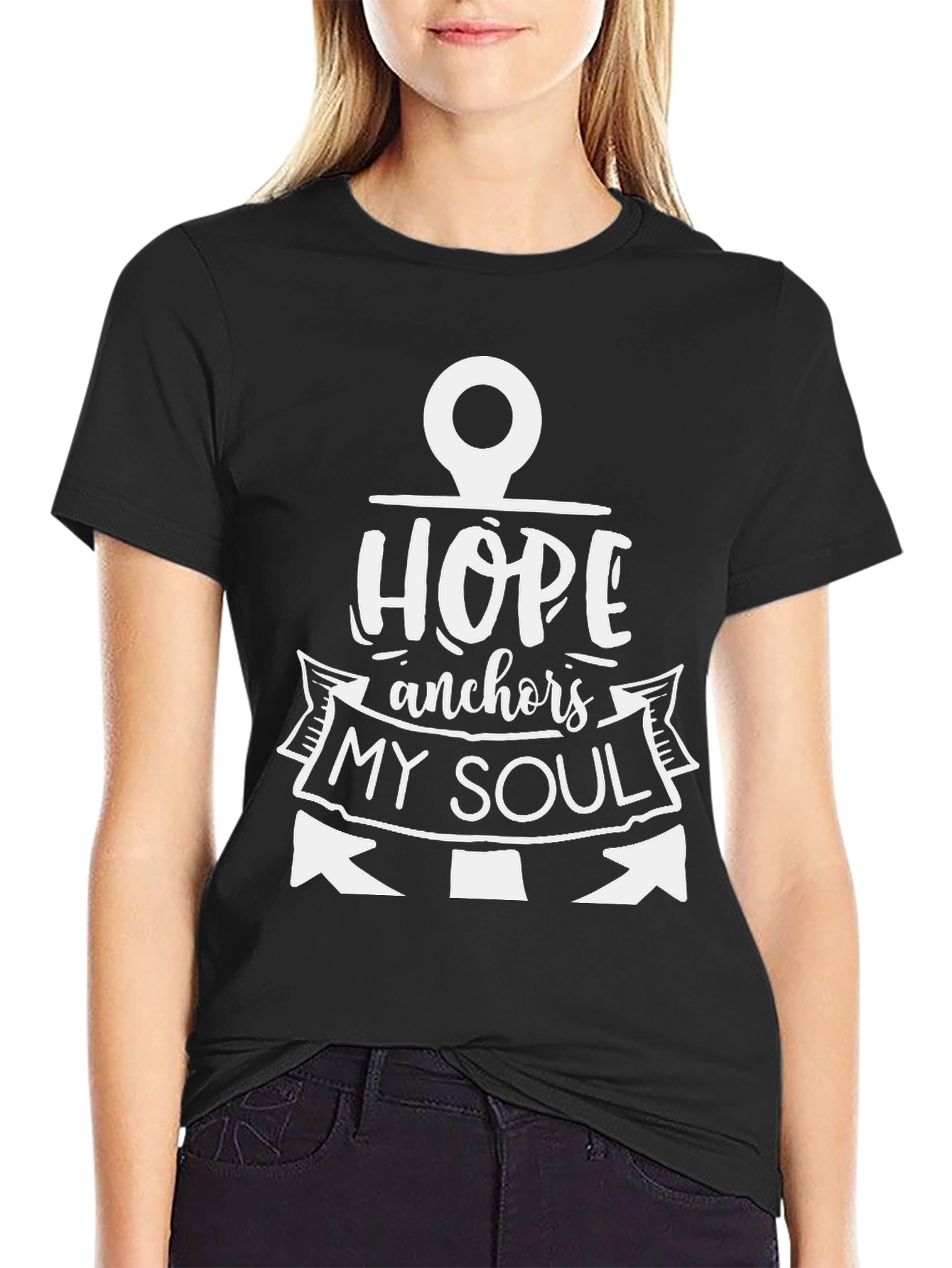 Hope Anchors My Soul Graphic T-Shirt