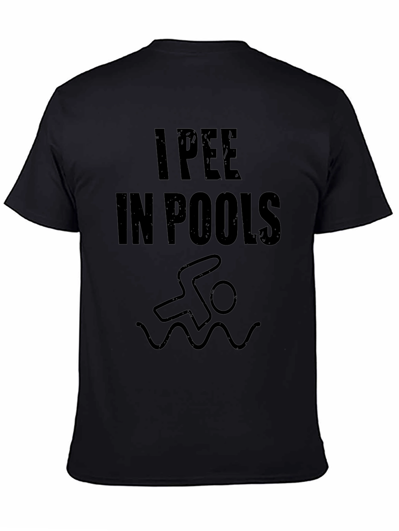 I Pee In Pools Novelty Graphic T-Shirt