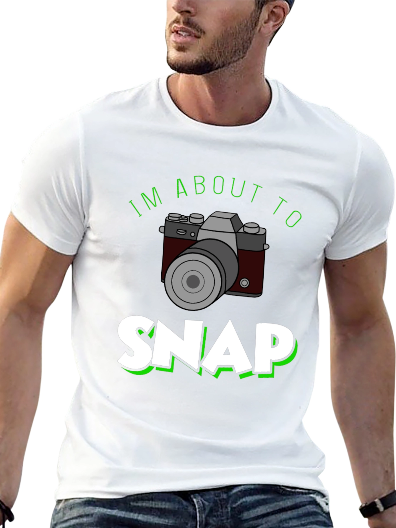 Im About to Snap T-Shirt - Camera Design