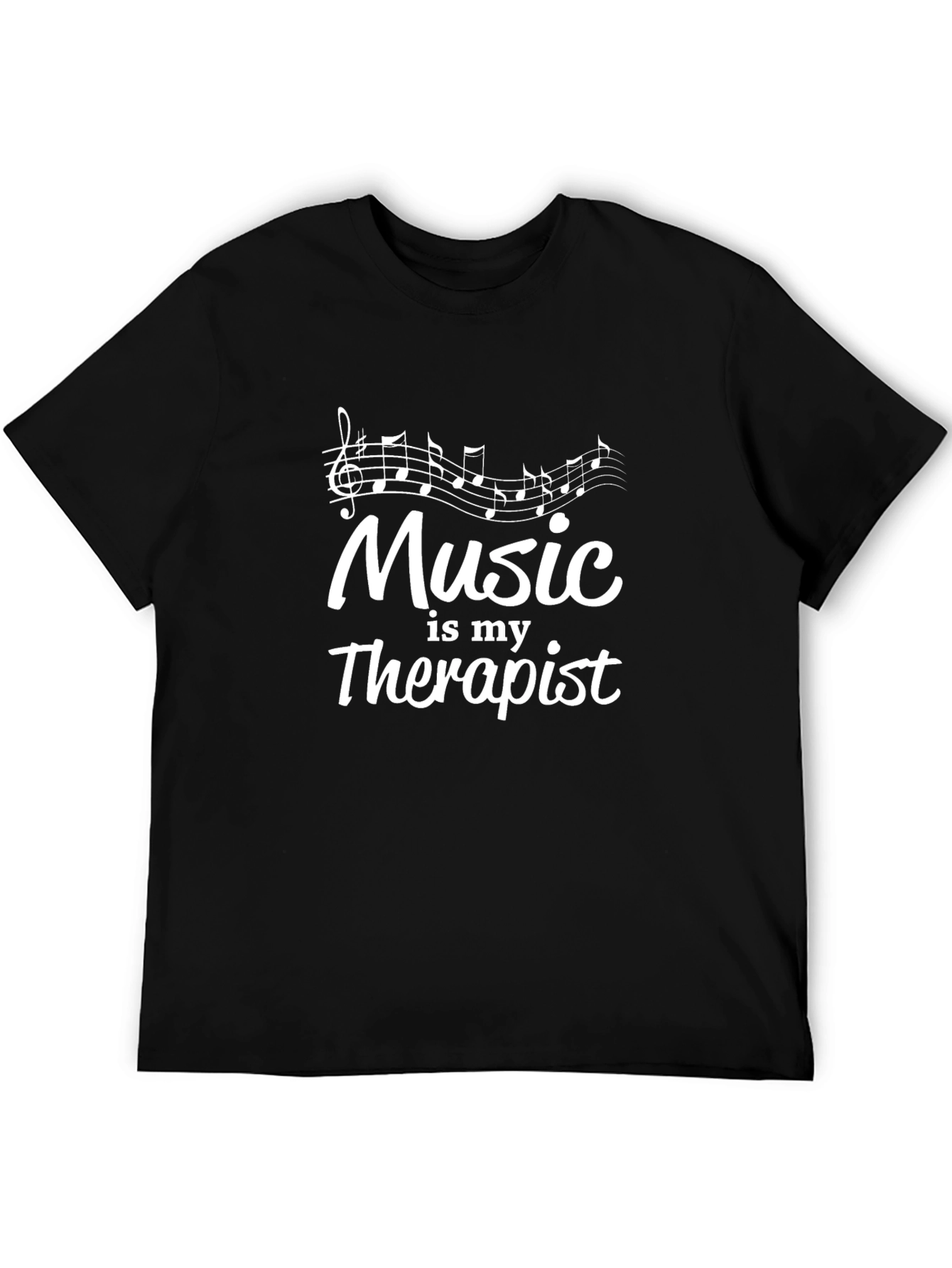 Music is My Therapist Graphic Tee