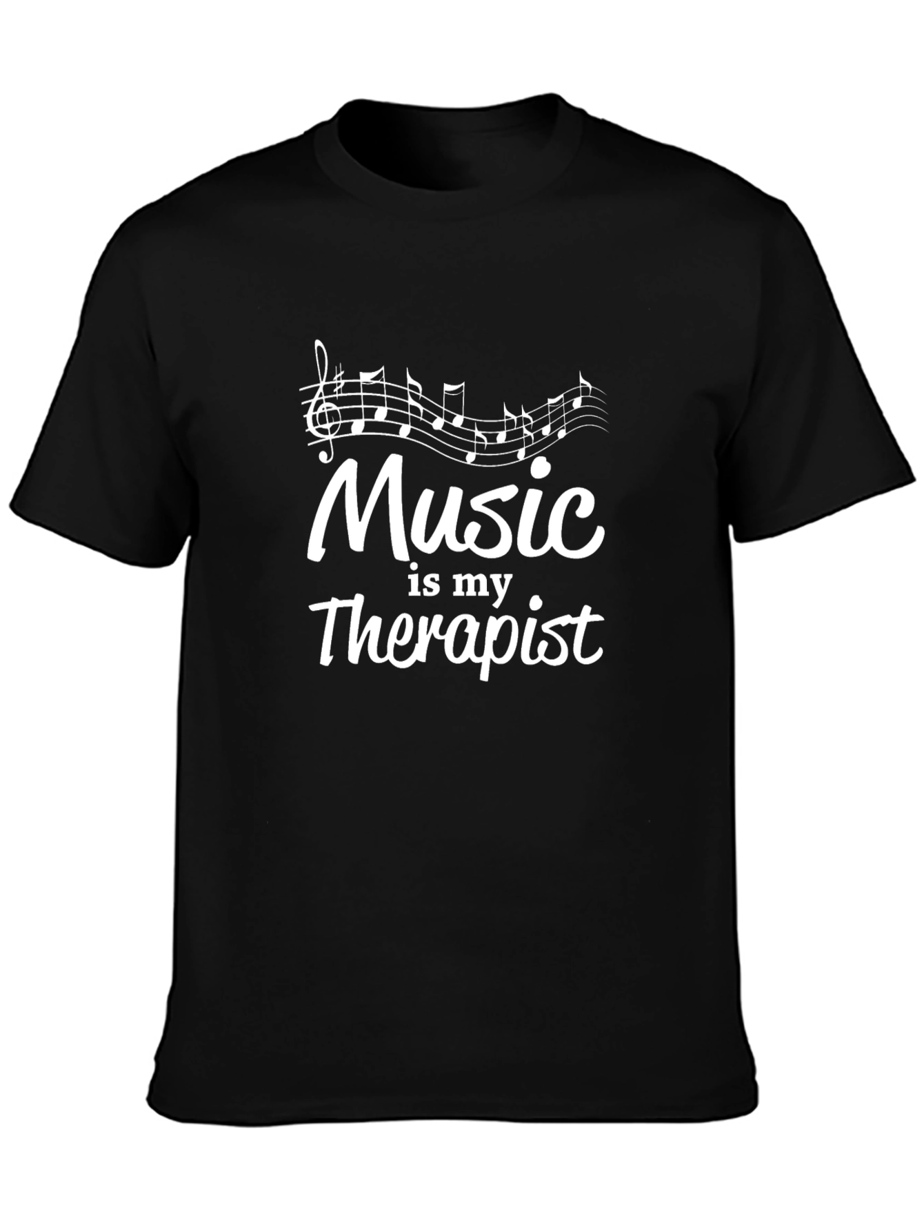 Music is My Therapist Graphic Tee