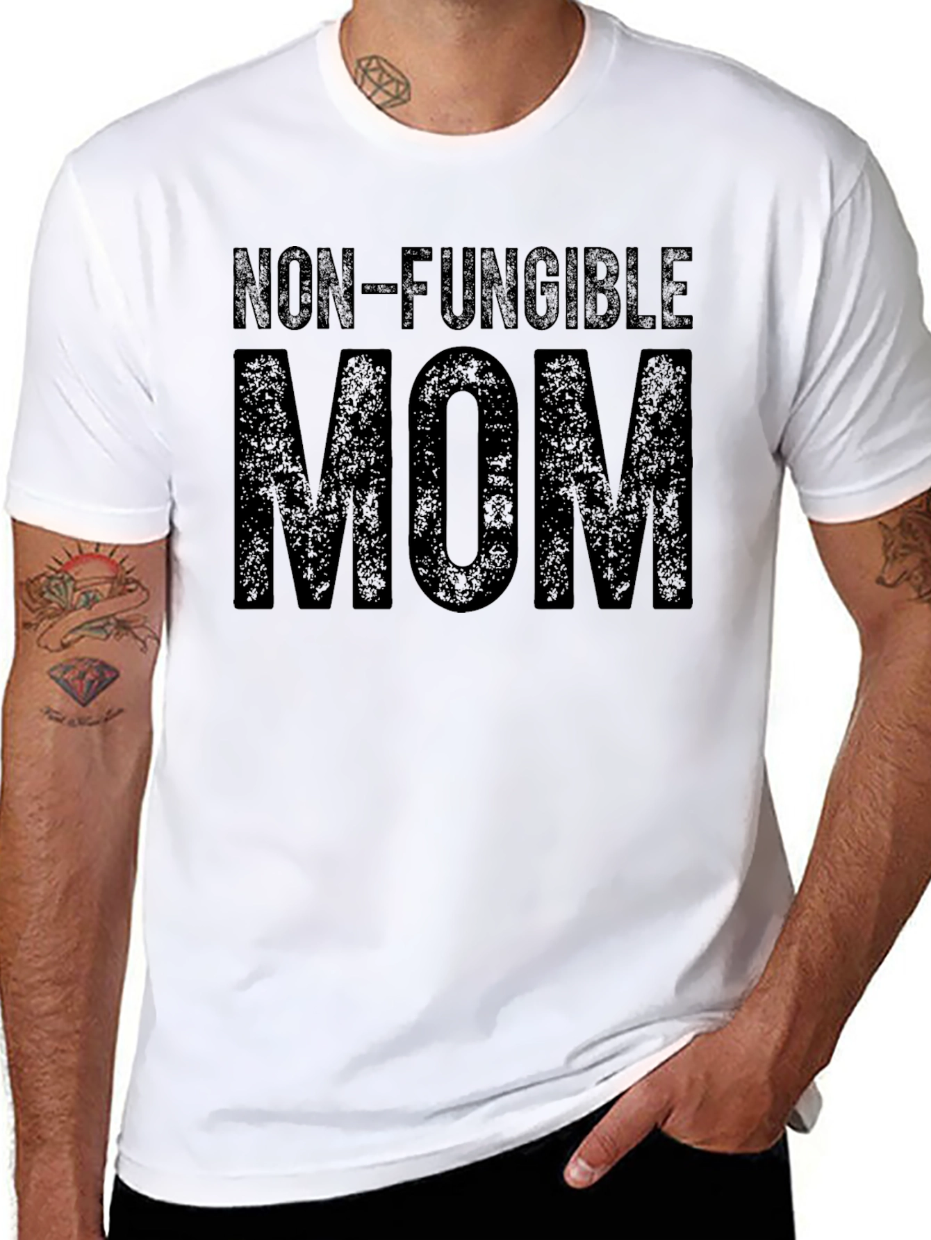 Non-Fungible Mom Graphic Tee - Black T-Shirt