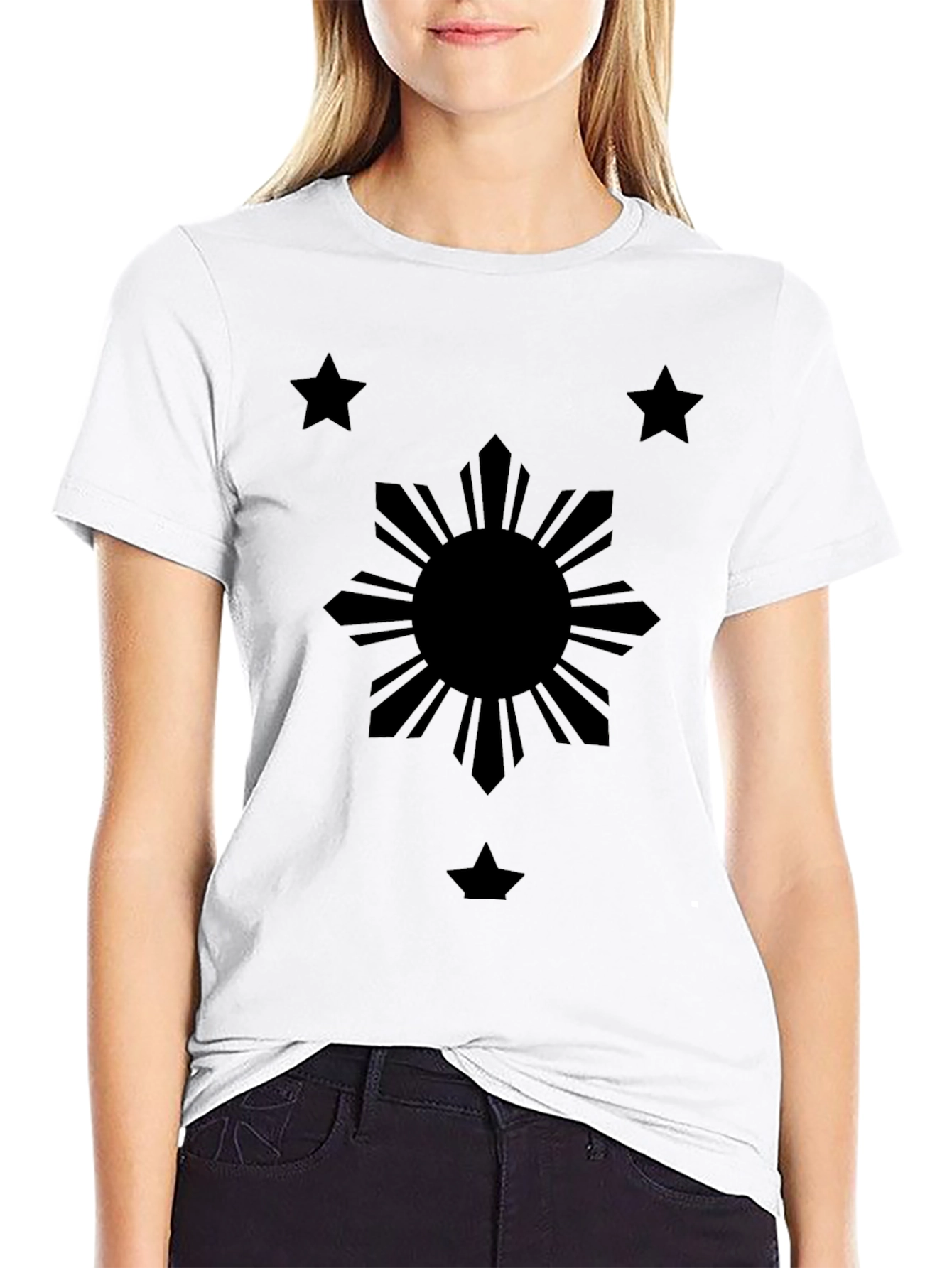 Philippines Flag Sun & Stars Graphic T-Shirt