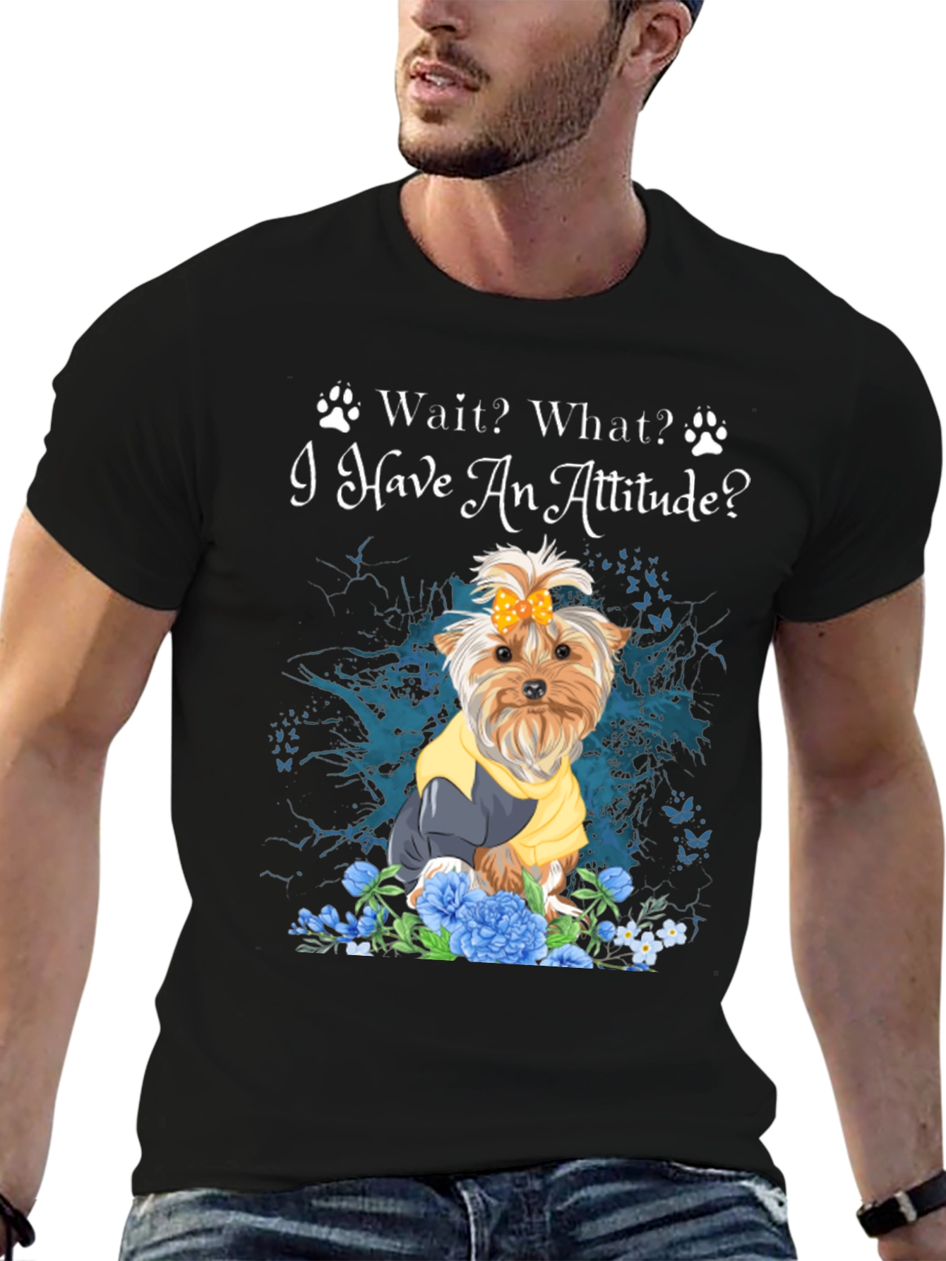 Attitude Dog T-Shirt: Wait What?