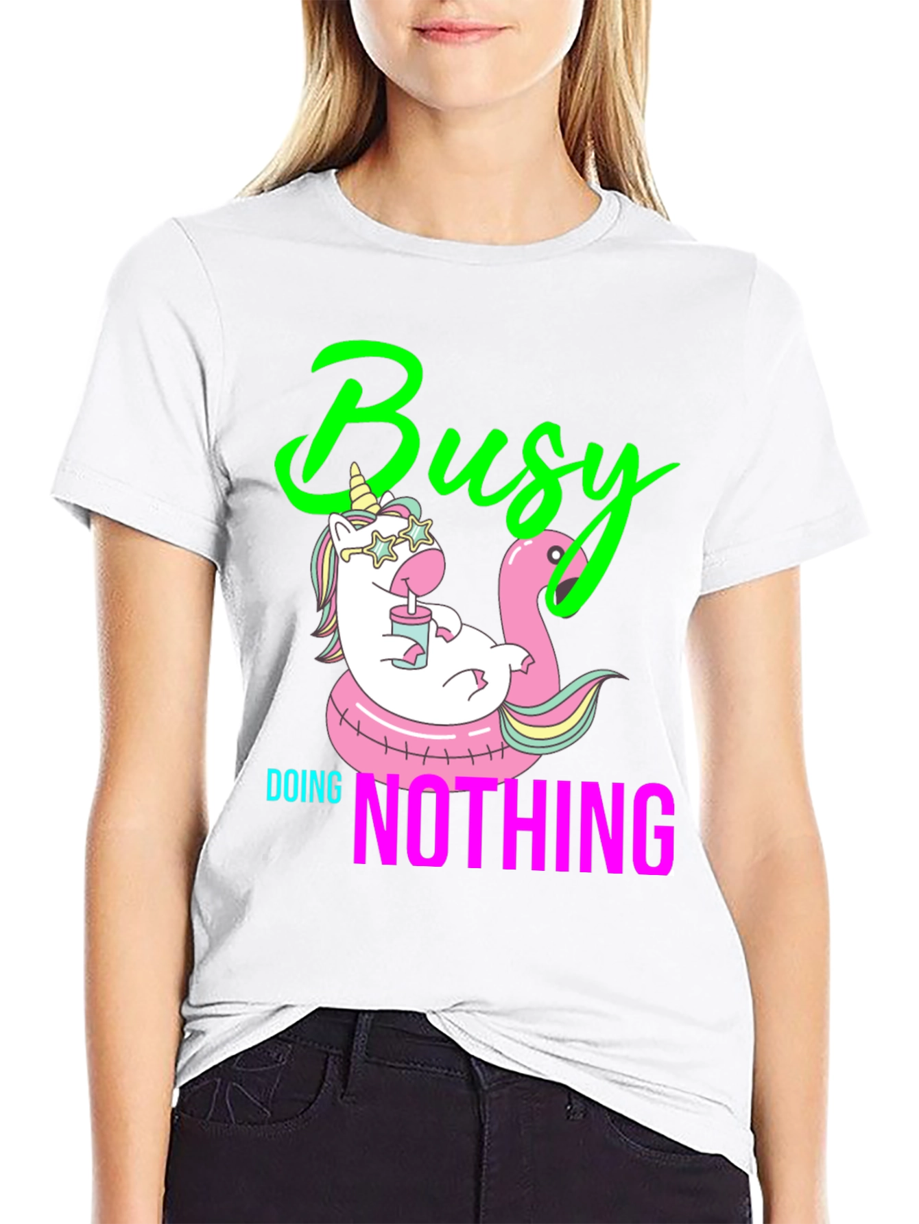 Busy Doing Nothing Graphic Tee