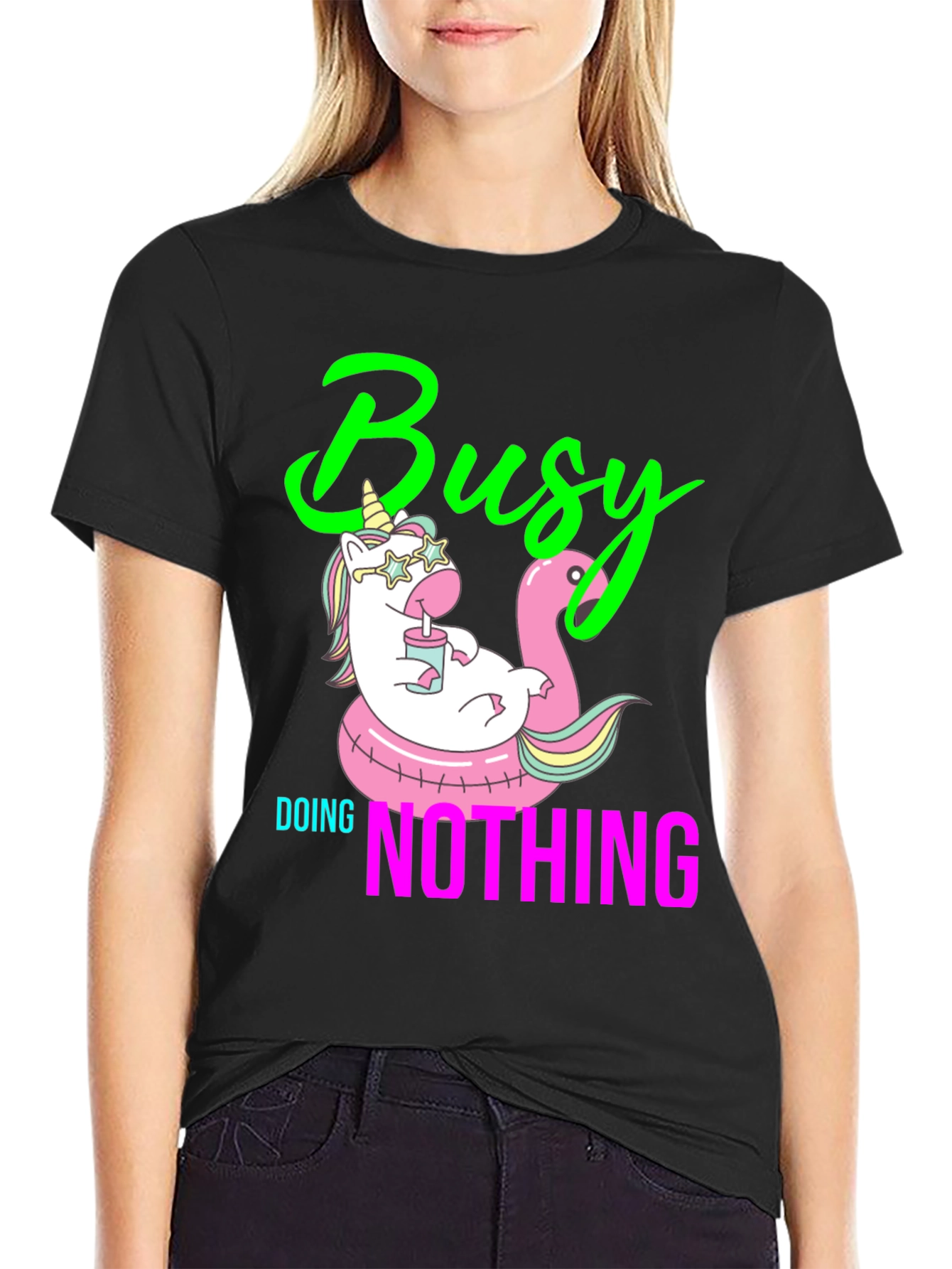 Busy Doing Nothing Graphic Tee