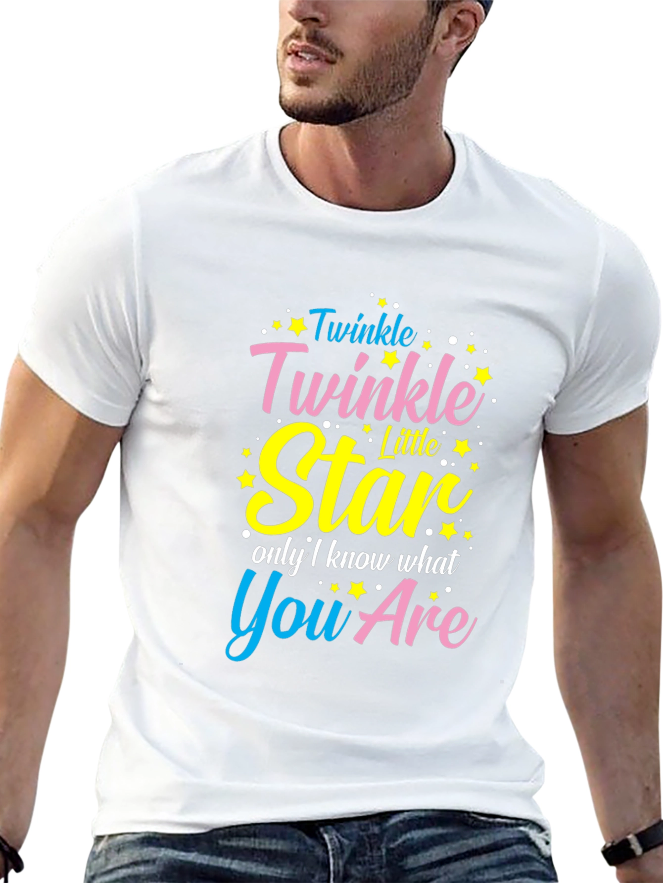 Twinkle Star Graphic Tee - Black