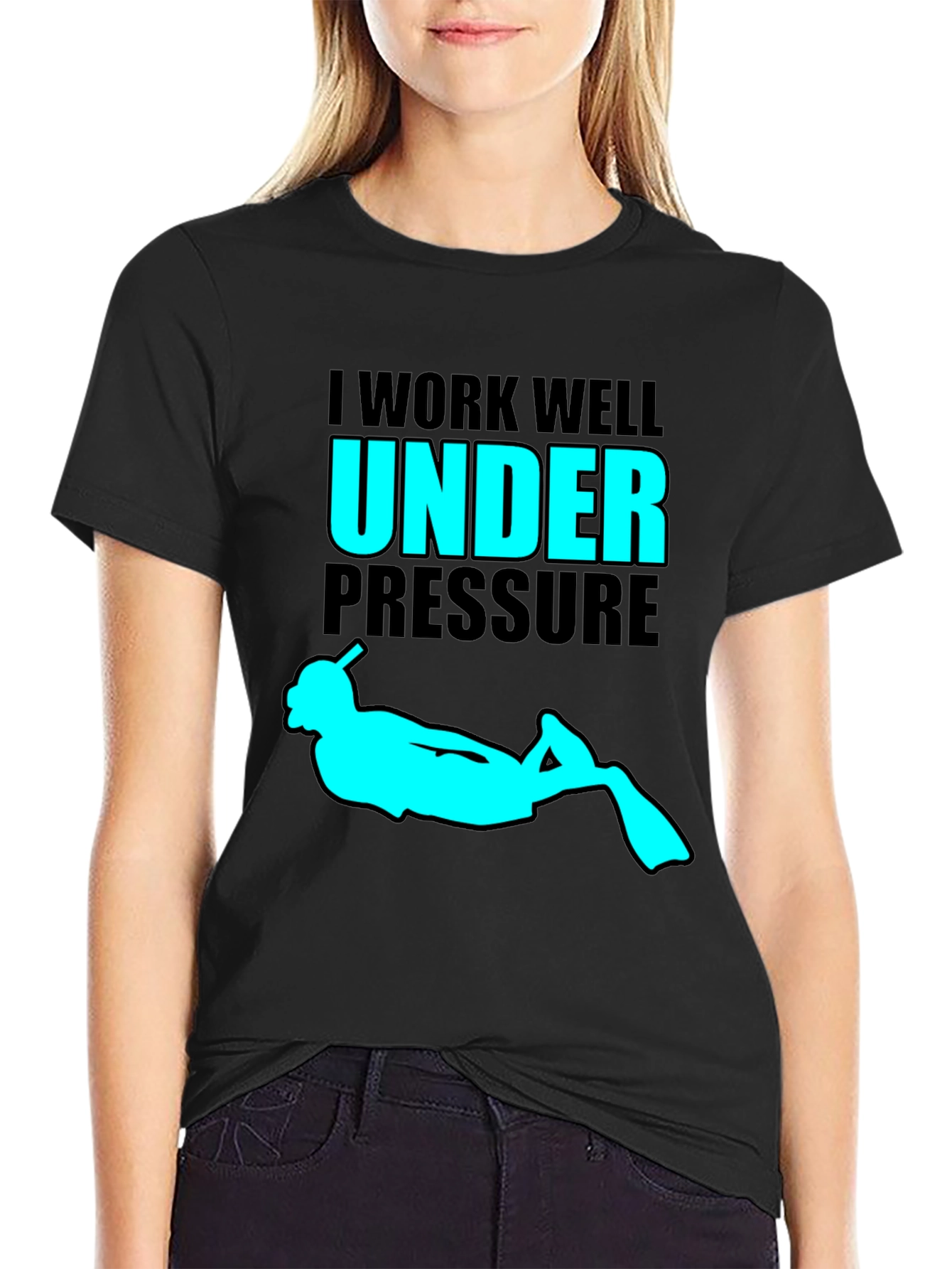 I Work Well Under Pressure Scuba Diving T-Shirt