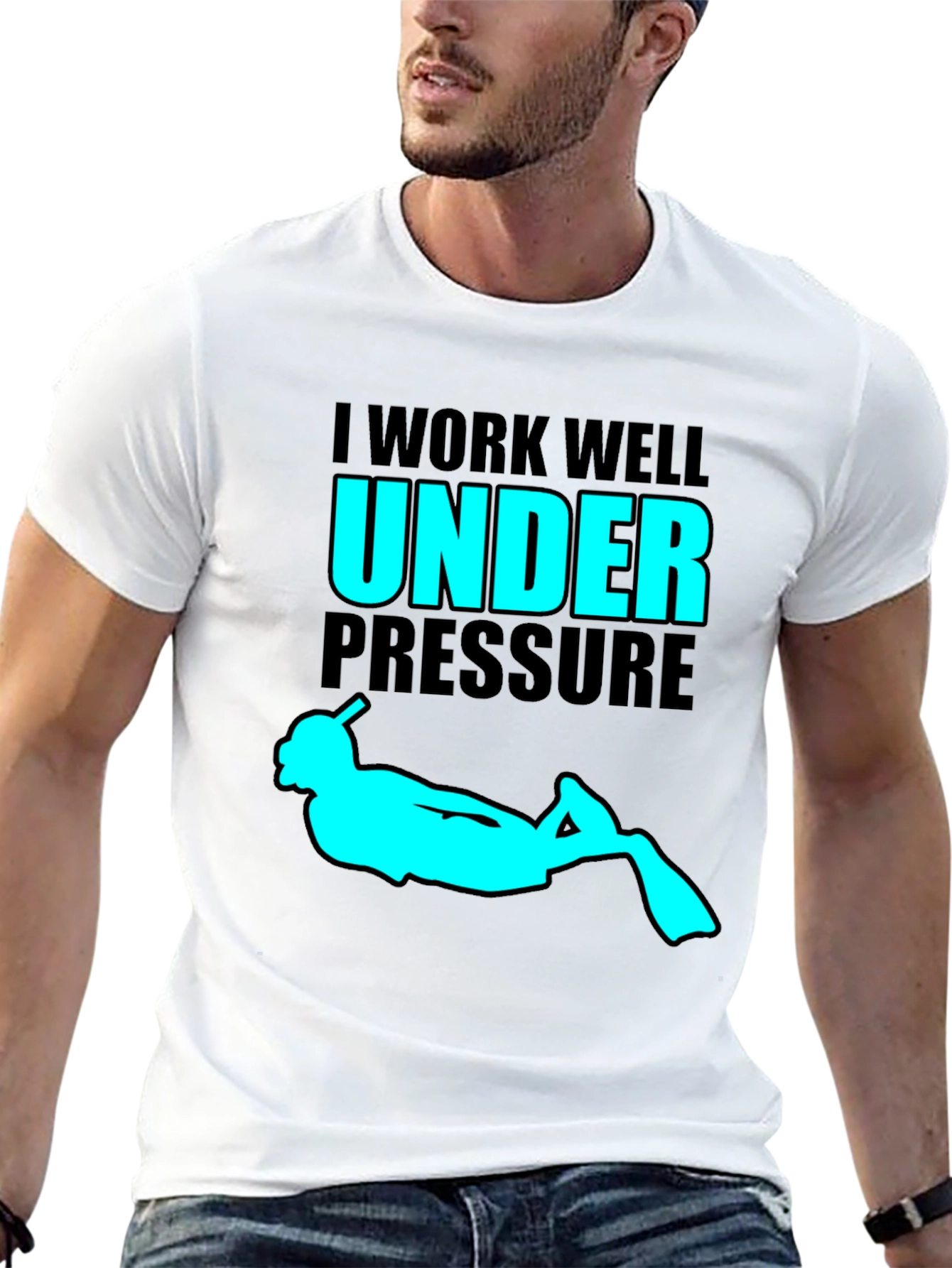 I Work Well Under Pressure Scuba Diving T-Shirt