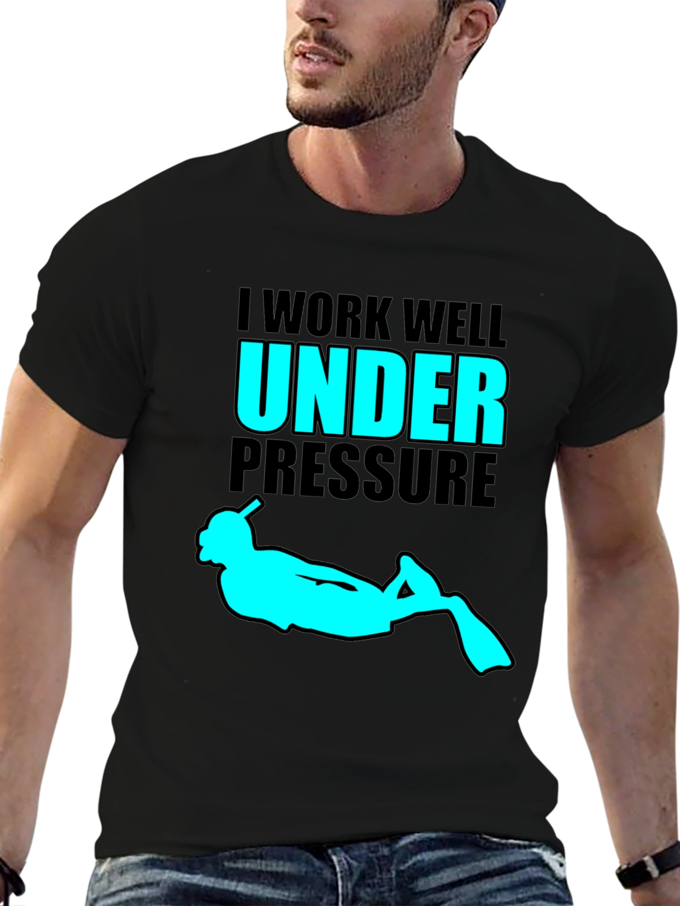 I Work Well Under Pressure Scuba Diving T-Shirt