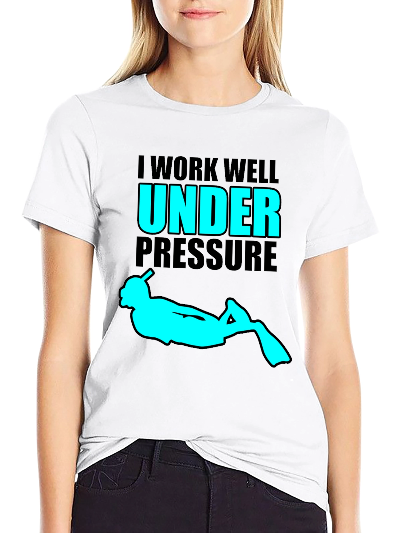 I Work Well Under Pressure Scuba Diving T-Shirt