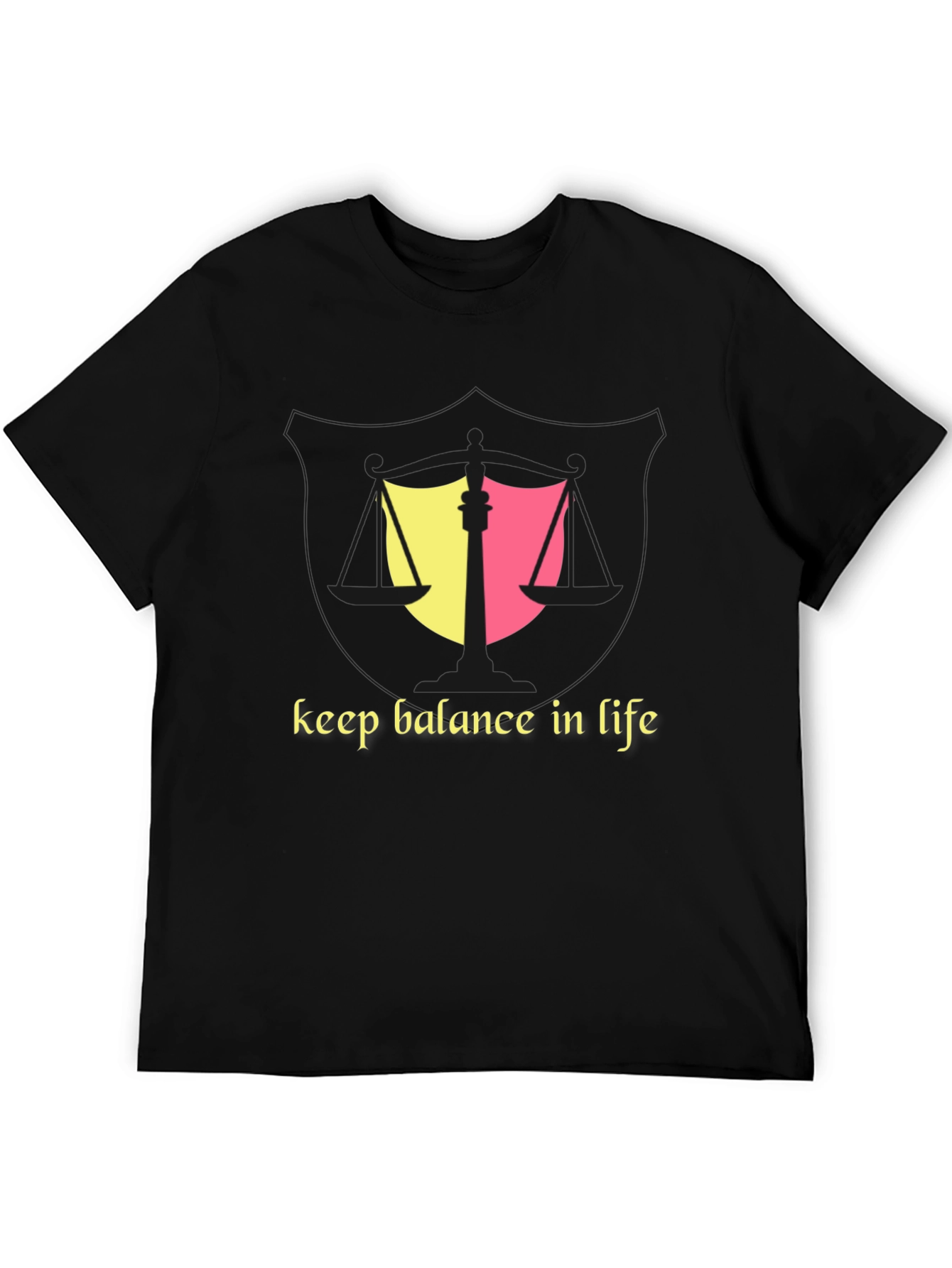 Balance in Life Graphic T-Shirt