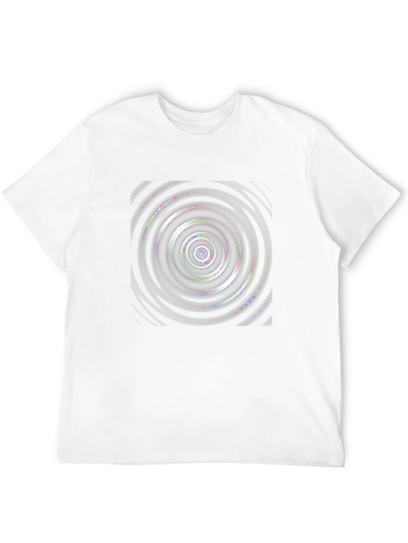 Abstract Concentric Circle Graphic Tee