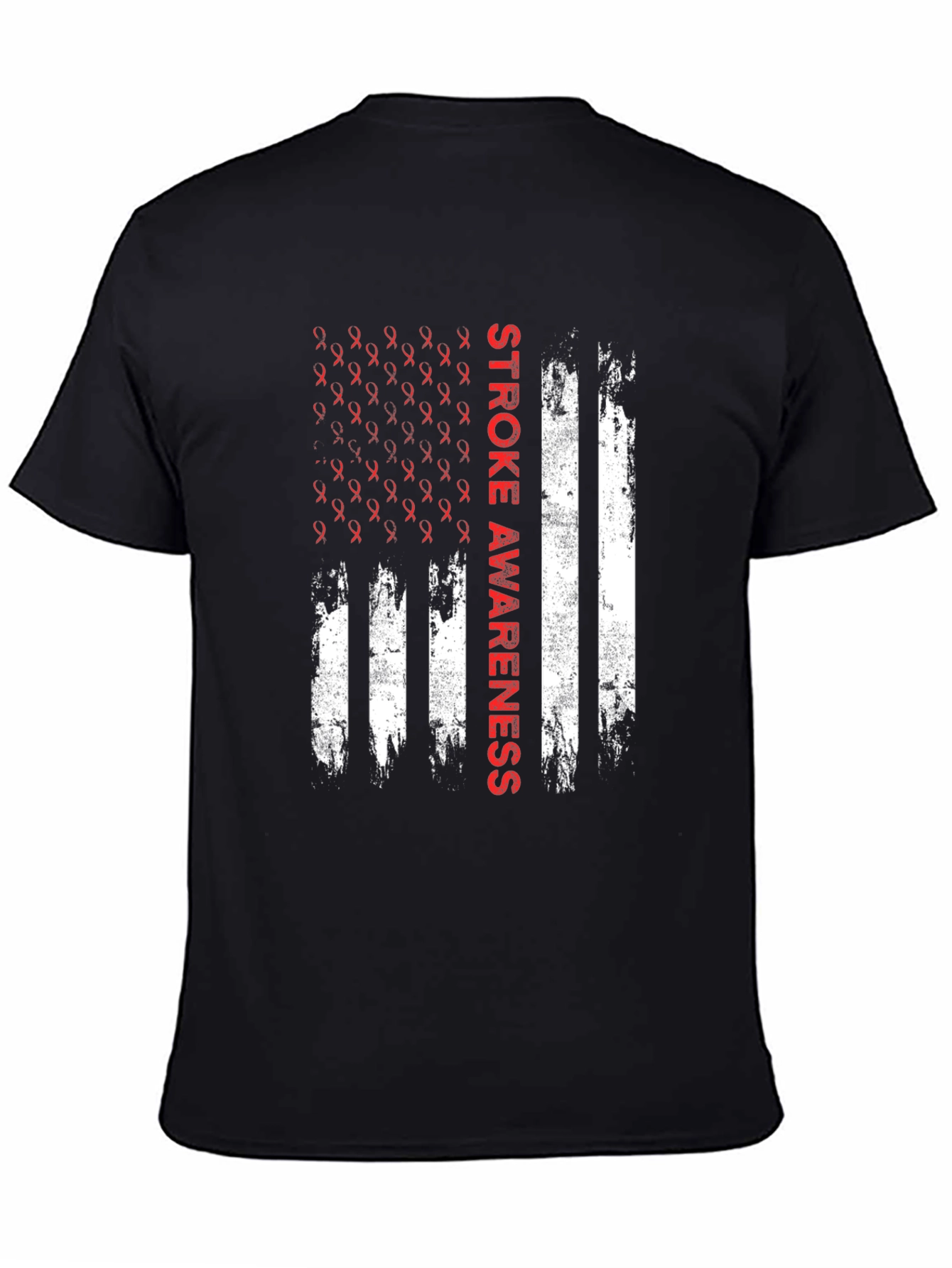 Stroke Awareness American Flag T-Shirt
