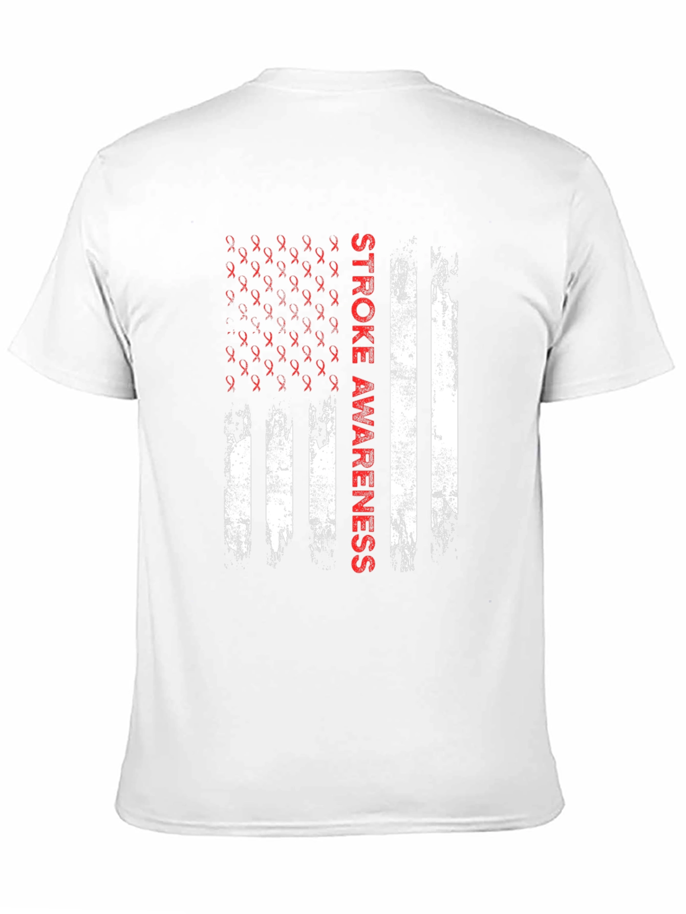 Stroke Awareness American Flag T-Shirt