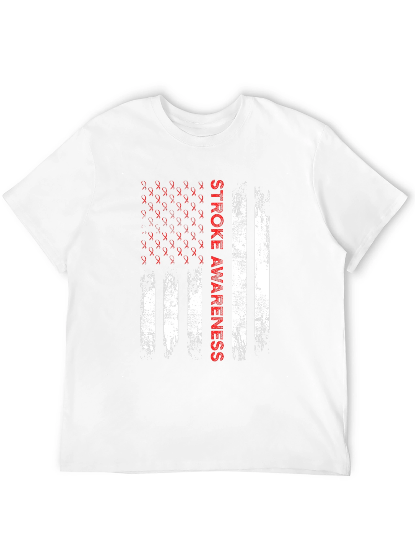Stroke Awareness American Flag T-Shirt