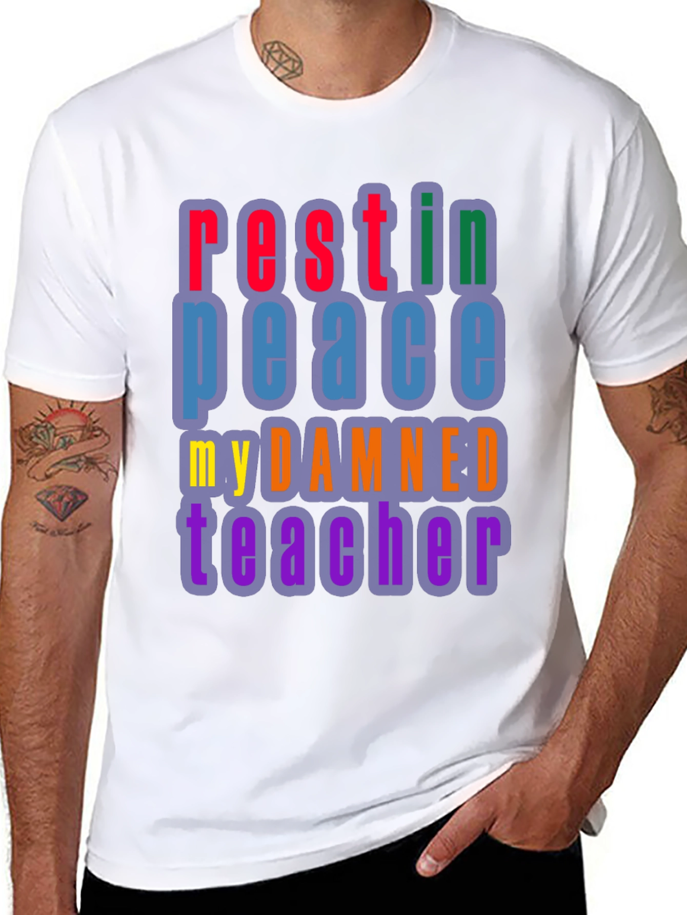 RIP My Damned Teacher Graphic Tee