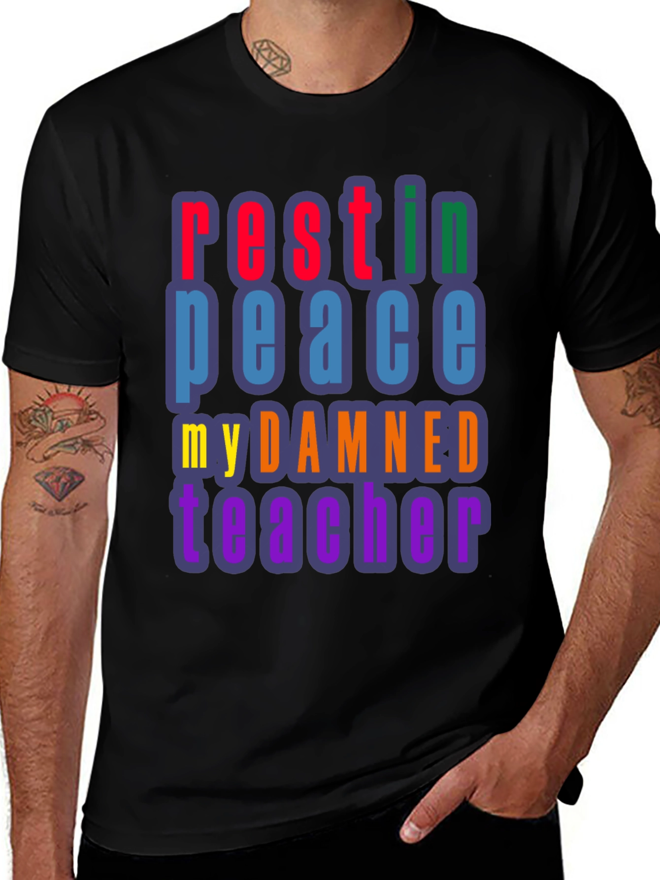 RIP My Damned Teacher Graphic Tee