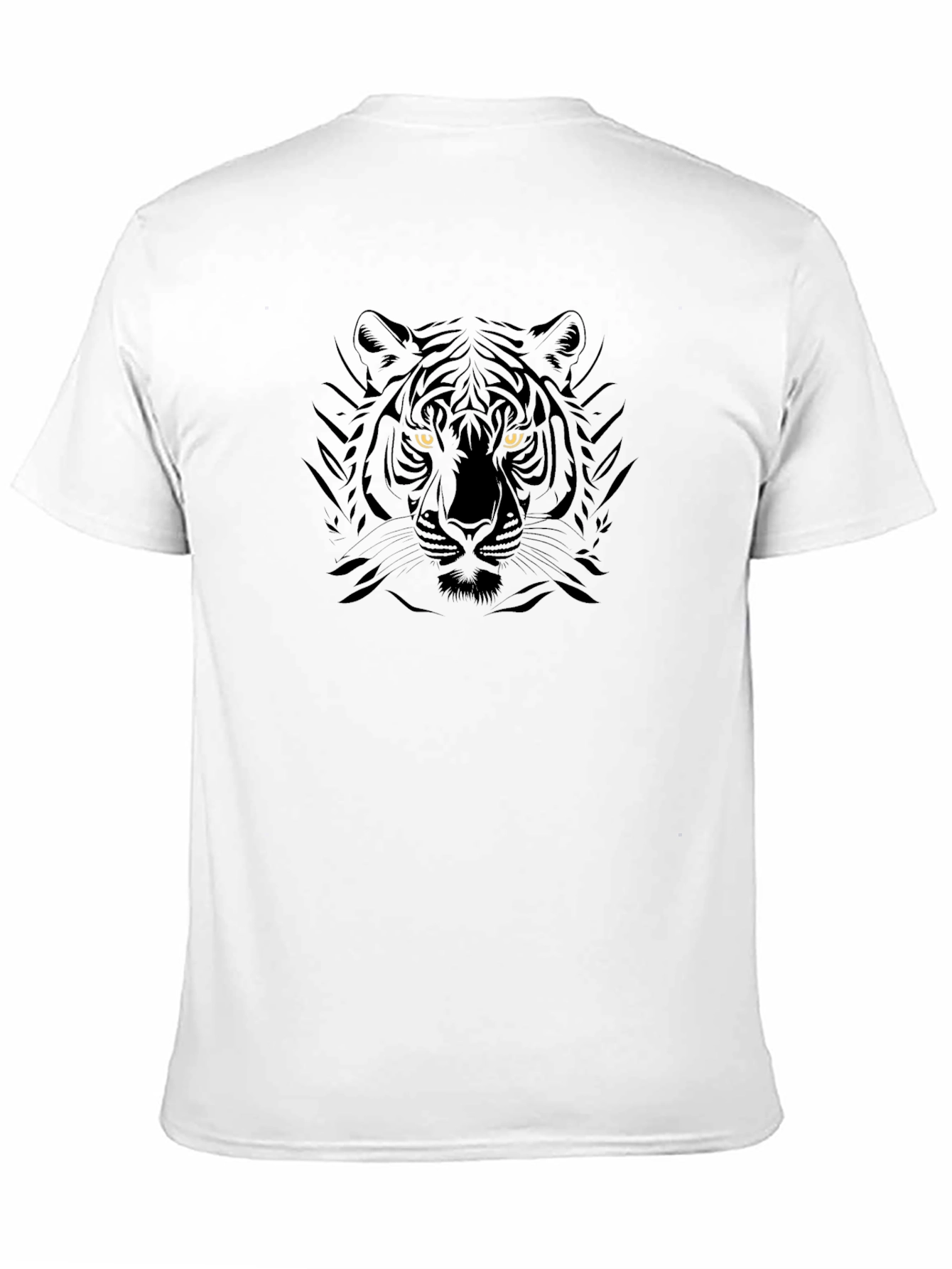 Black Tiger Graphic Tee - Stylish Animal Print Shirt