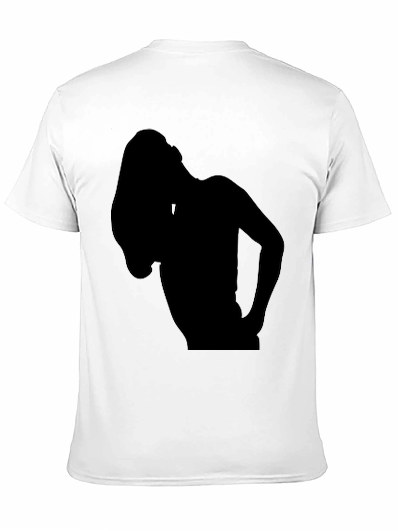 Silhouette Graphic Tee - Black Casual Shirt