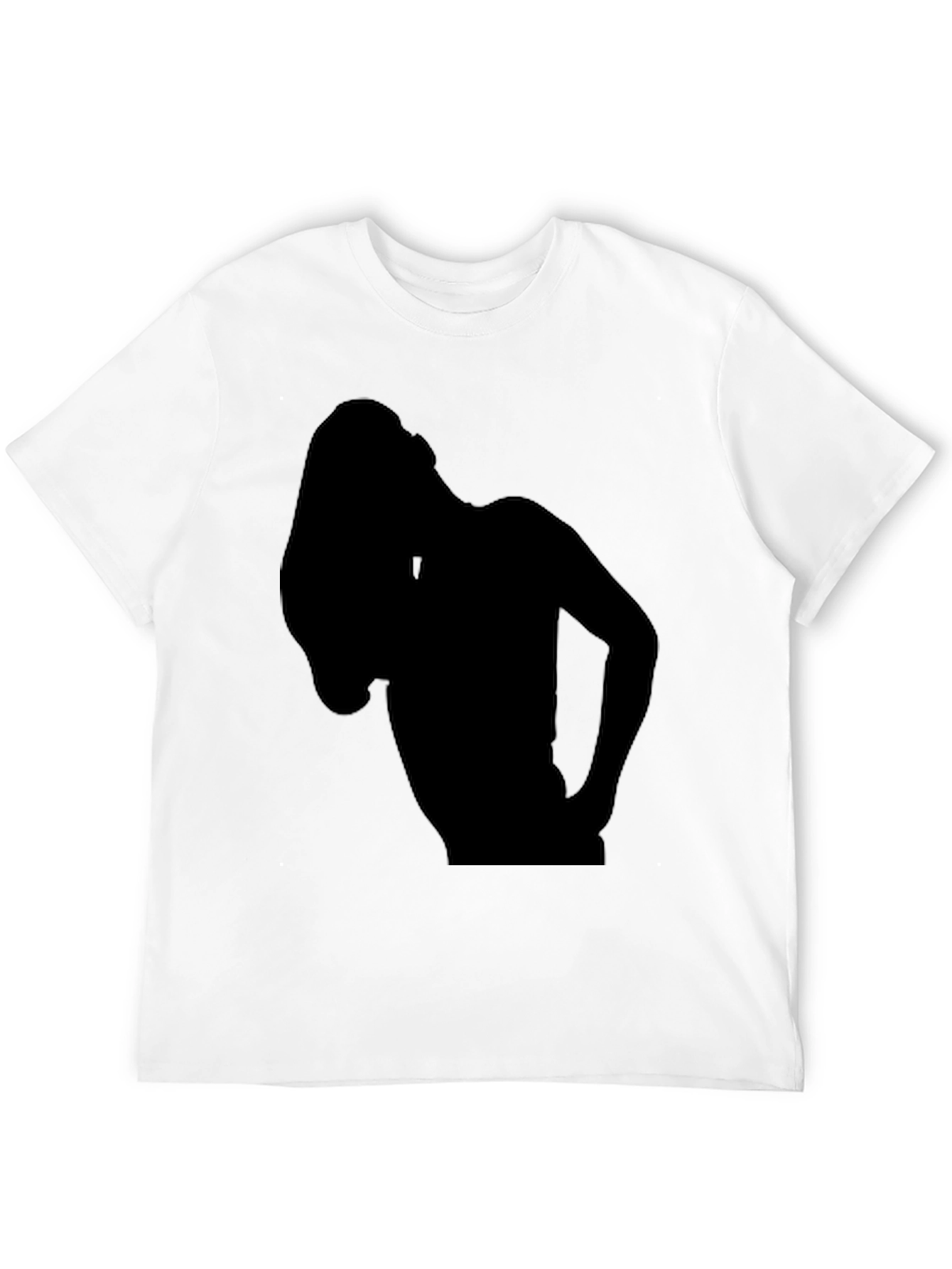 Silhouette Graphic Tee - Black Casual Shirt