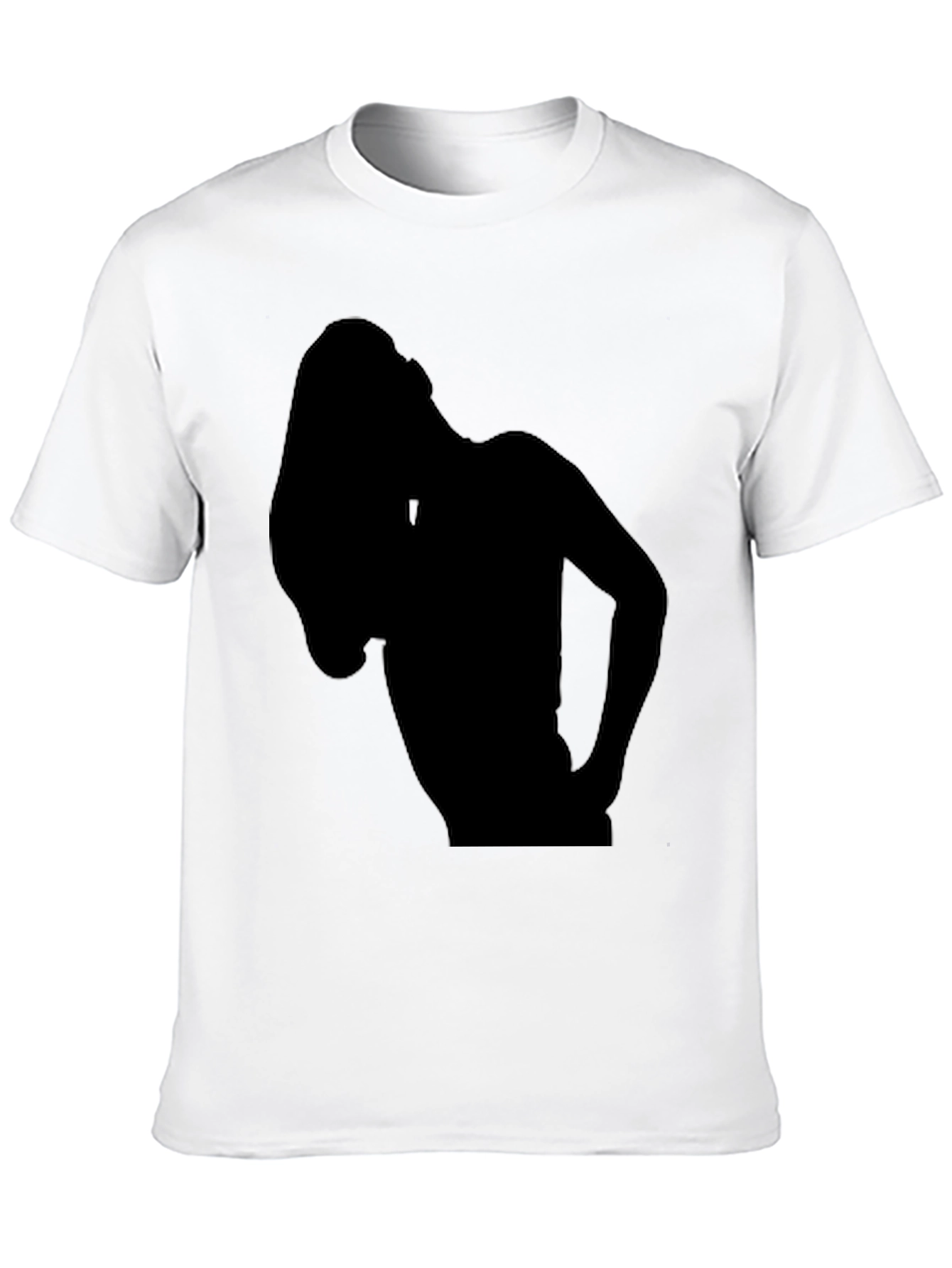 Silhouette Graphic Tee - Black Casual Shirt