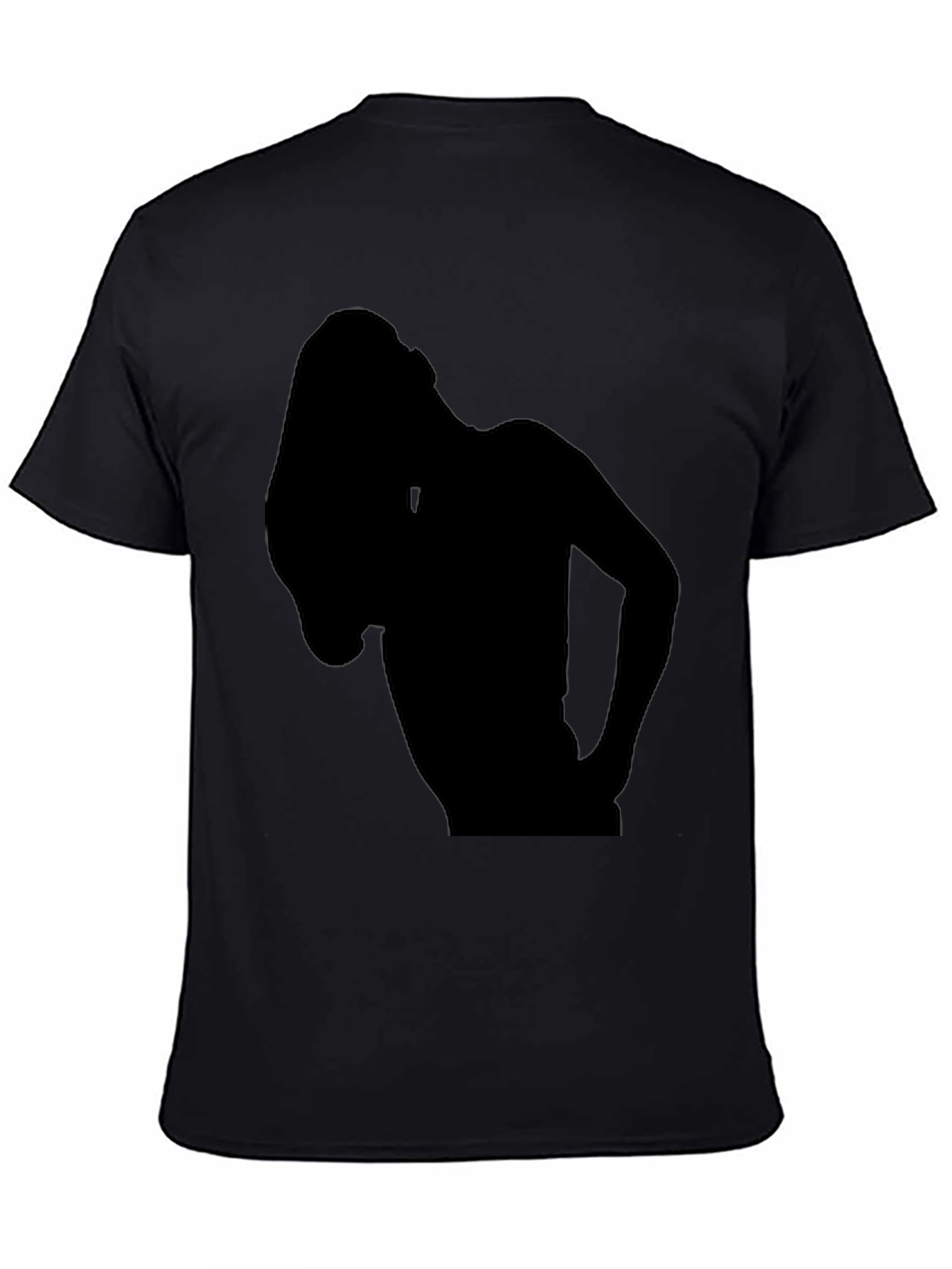Silhouette Graphic Tee - Black Casual Shirt