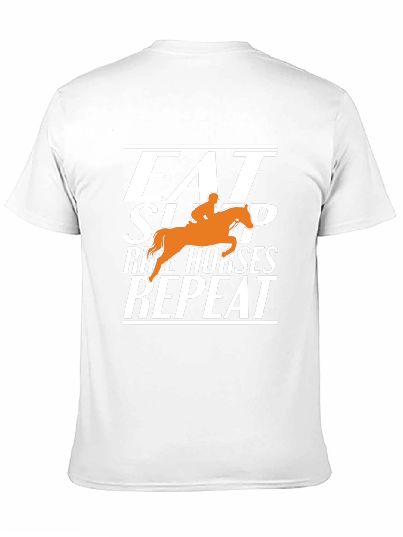 Eat Sleep Ride Horses Repeat Graphic Tee