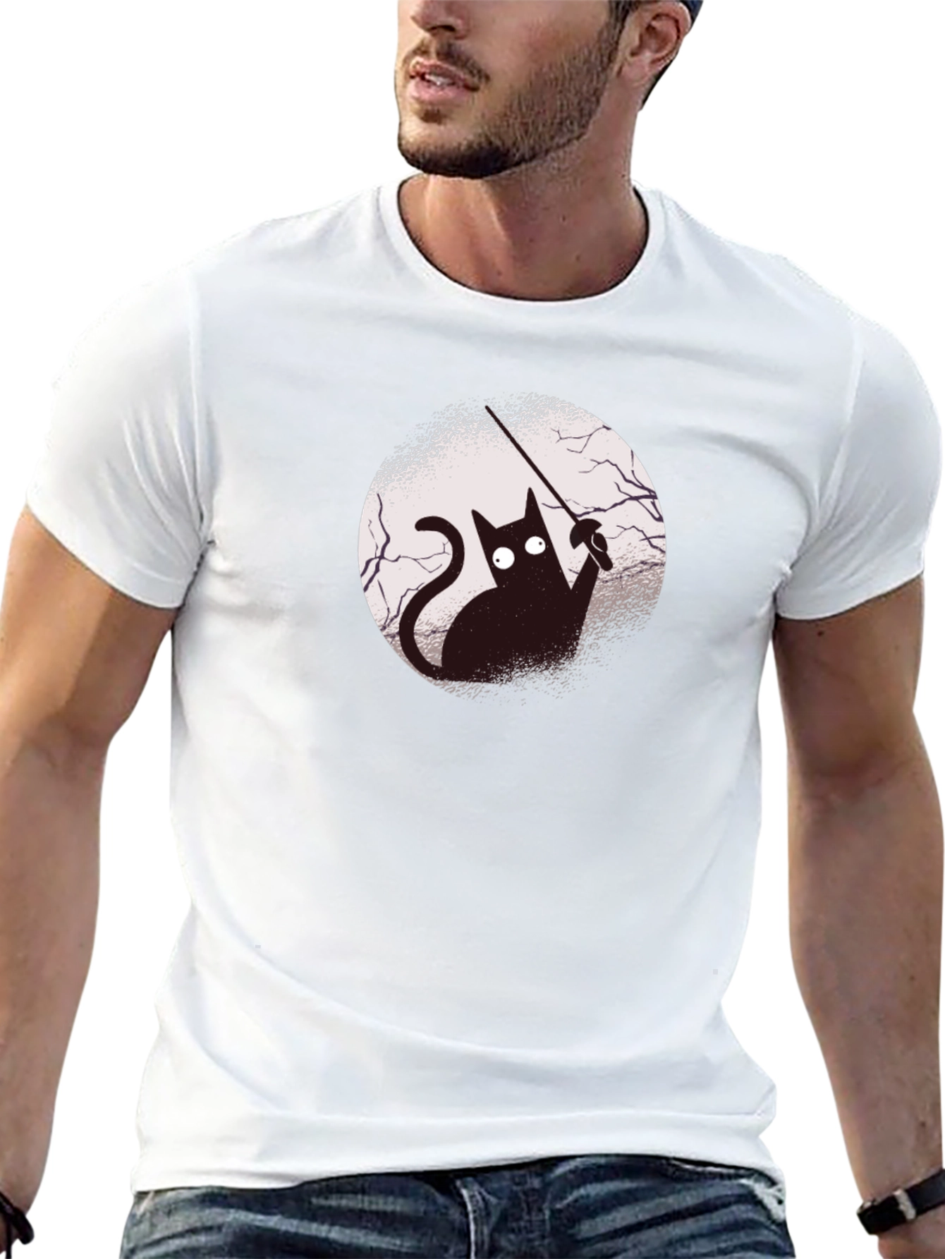 Black Cat Fencing T-Shirt