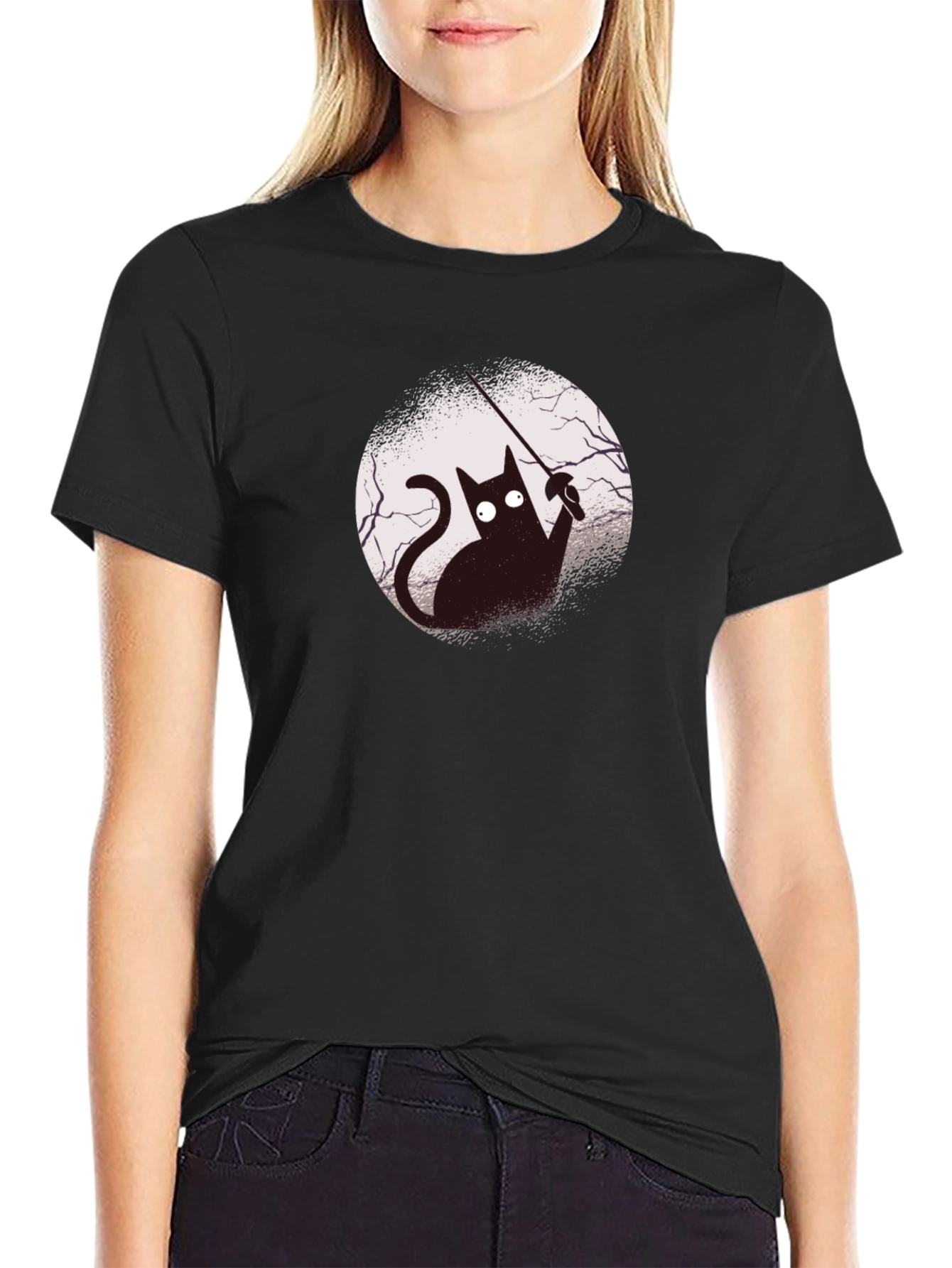 Black Cat Fencing T-Shirt