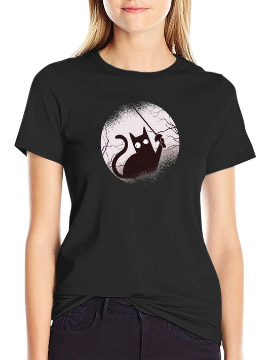 Black Cat Fencing T-Shirt