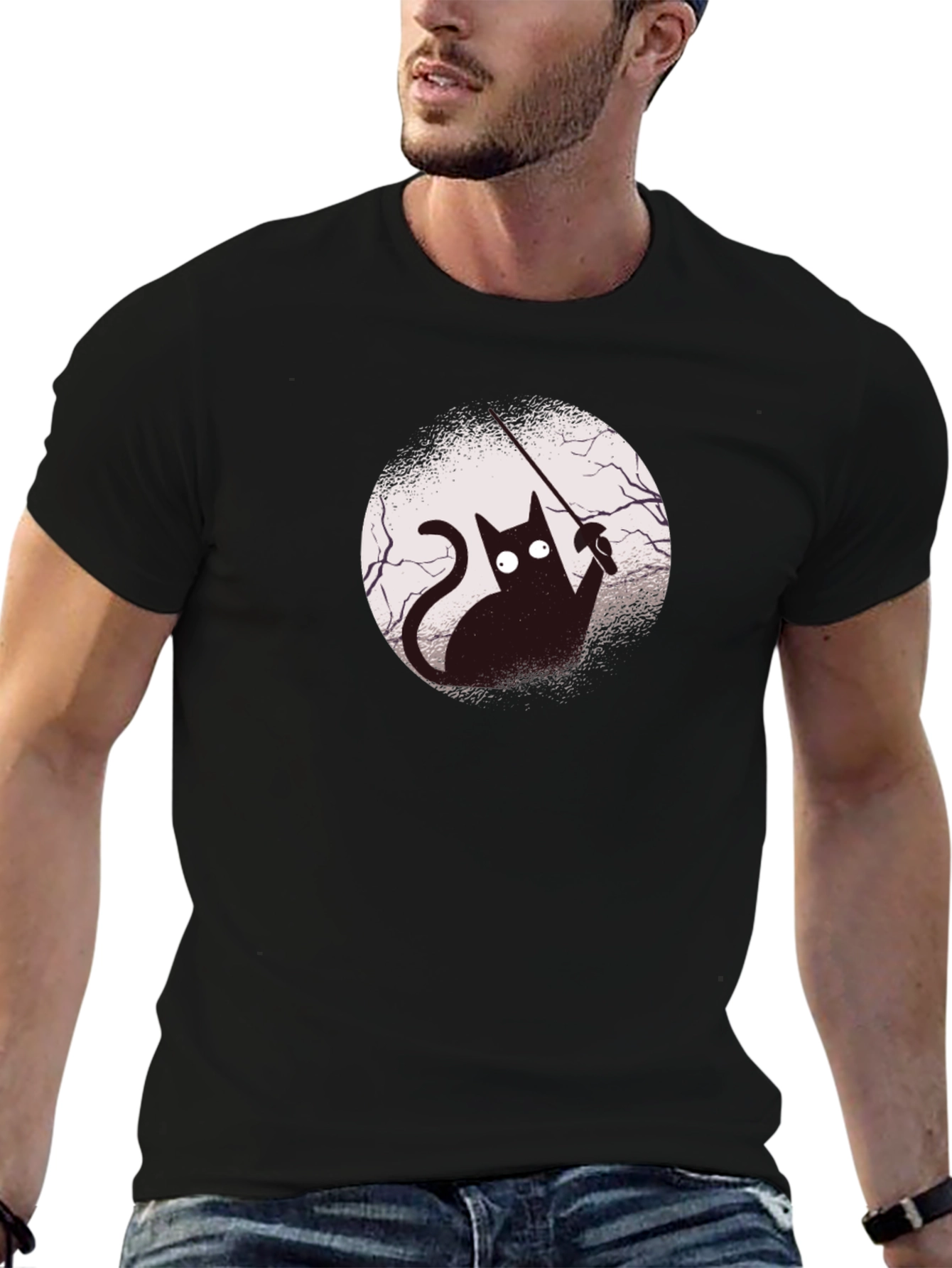 Black Cat Fencing T-Shirt