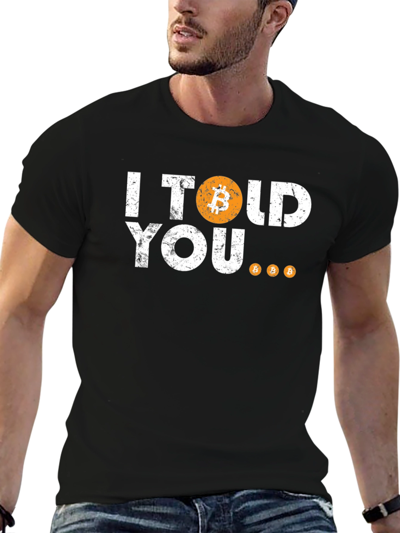 Bitcoin I Told You So Black T-Shirt