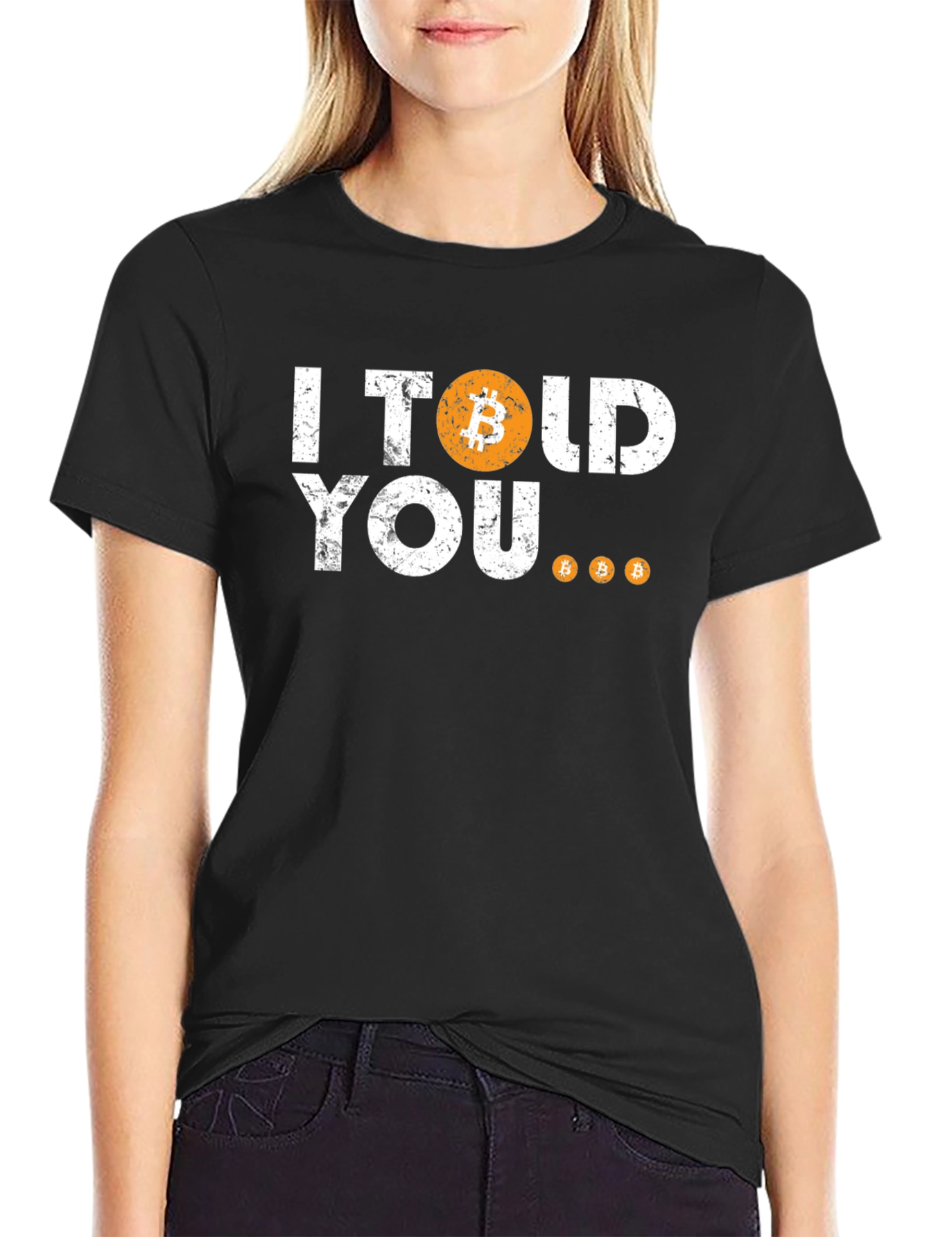 Bitcoin I Told You So Black T-Shirt