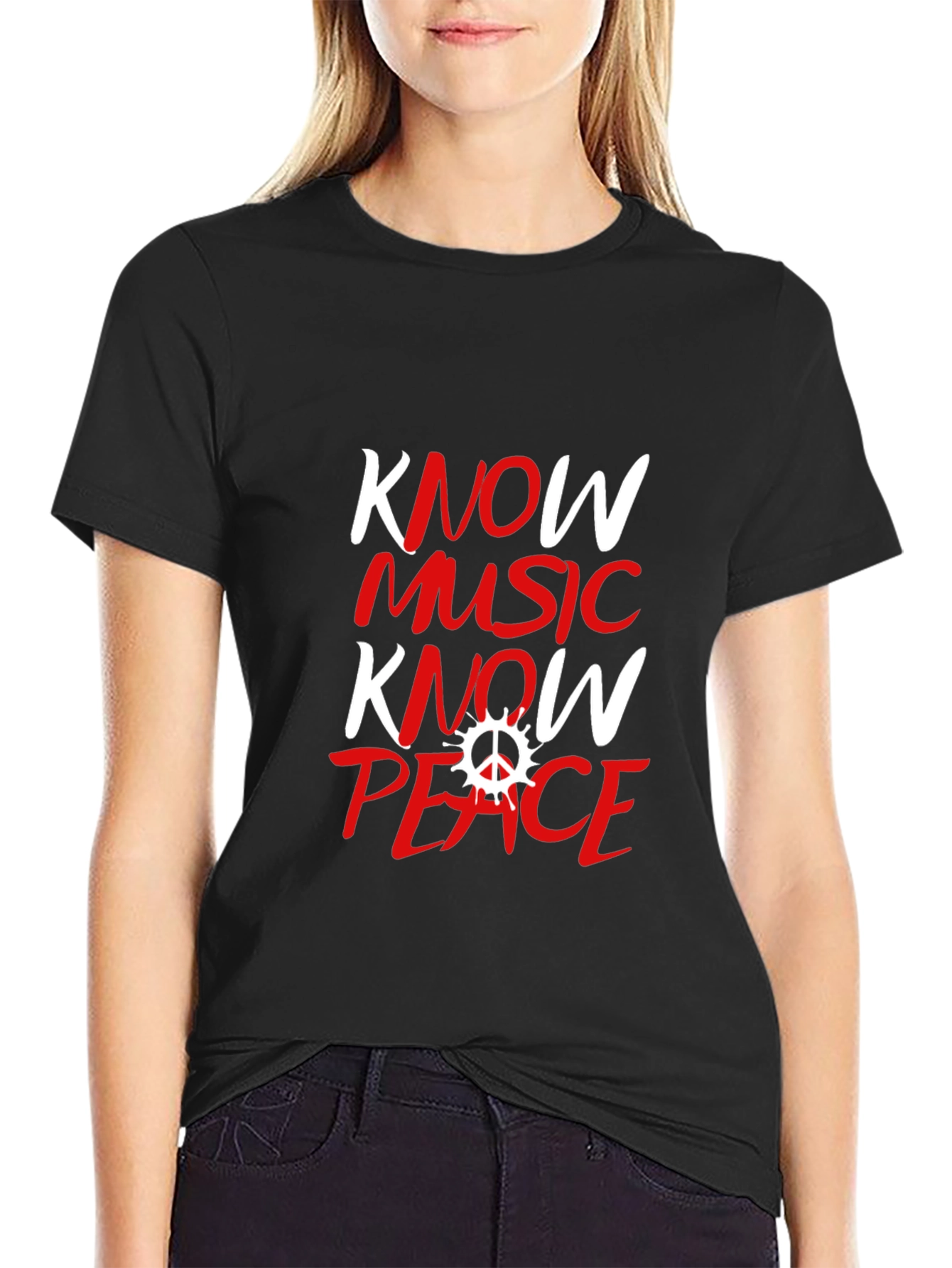 Know Music Know Peace Graphic Tee