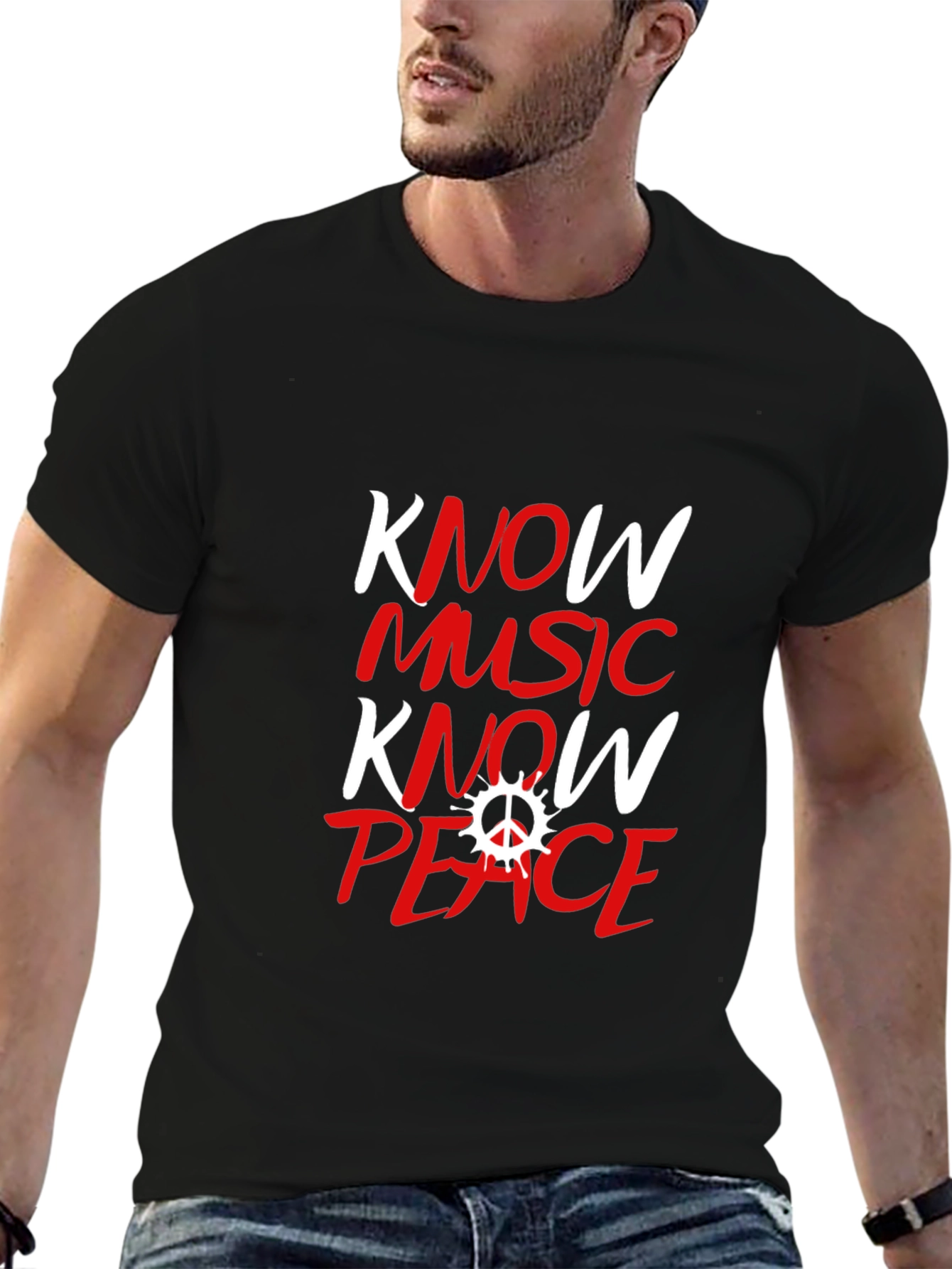 Know Music Know Peace Graphic Tee