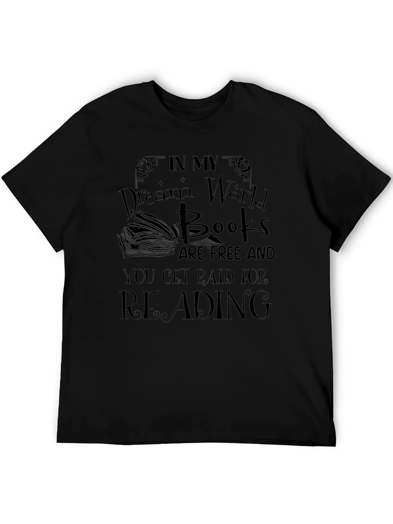 Dream World Books T-Shirt Reading Lover Tee