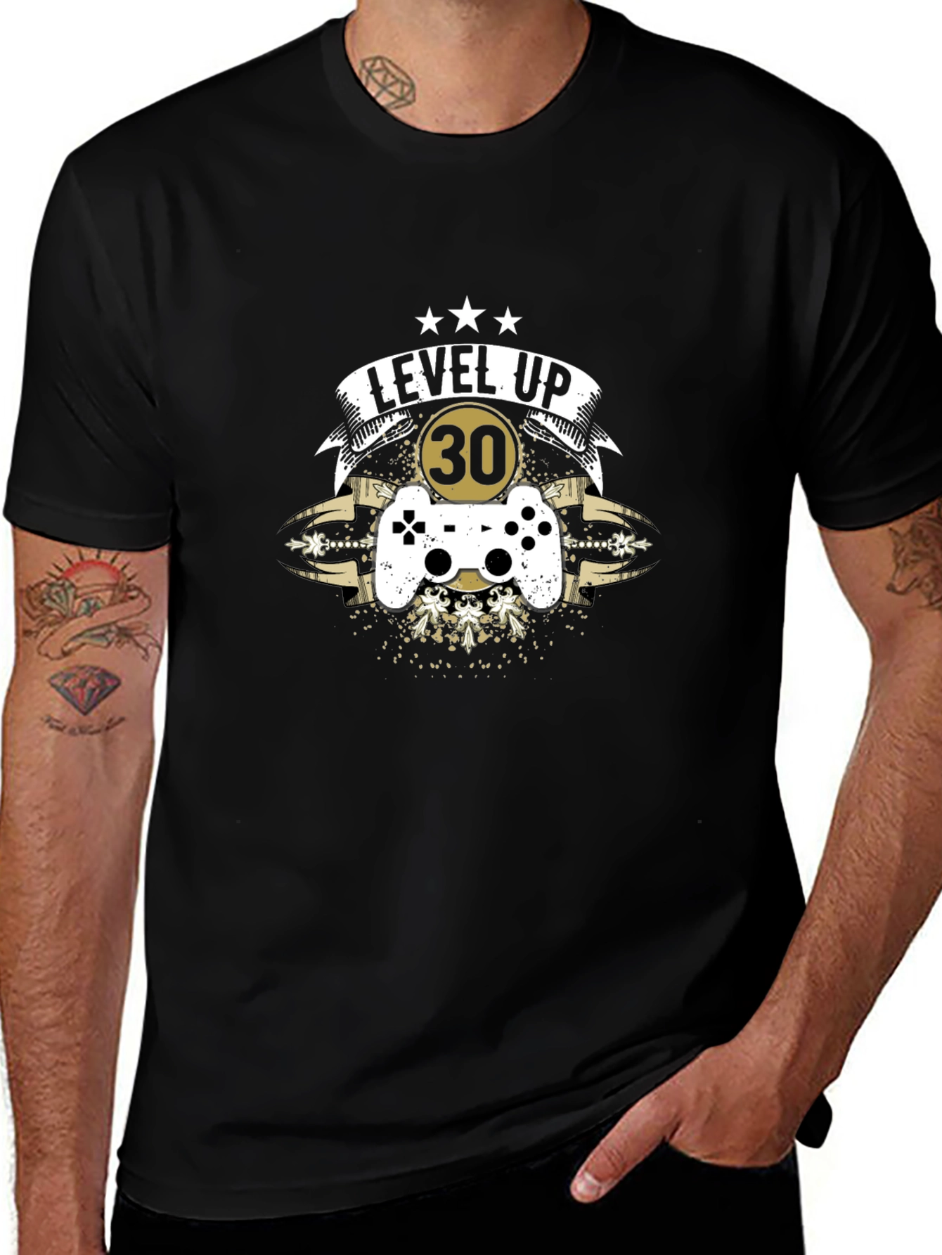 Level Up 30 Gamer T-Shirt - Birthday Gift