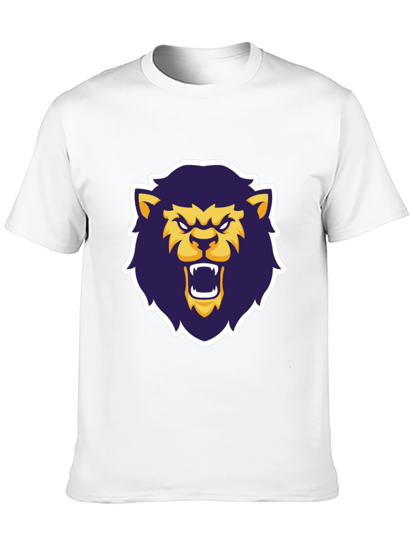 Bold Lion Graphic Tee - Black