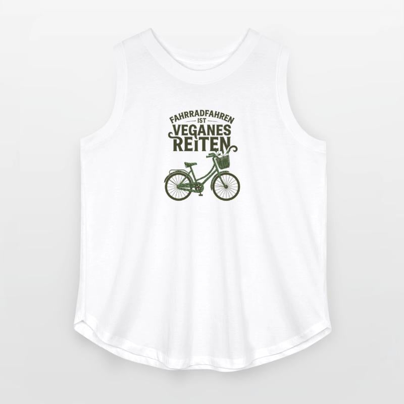 Fahrradfahren Ist Veganes Reiten Green Bicycle Art