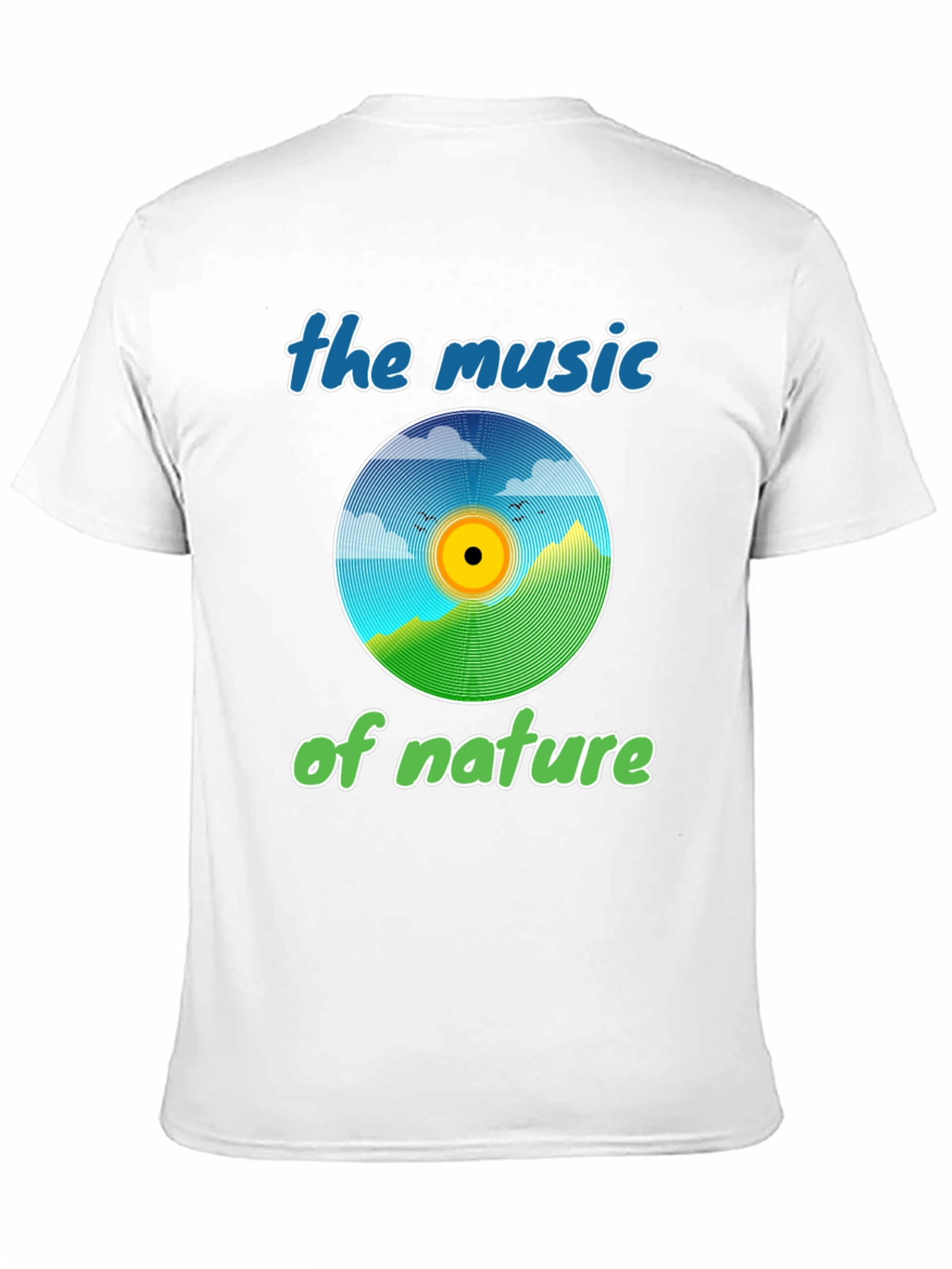 Natures Music Graphic Tee - Eco-Friendly Design