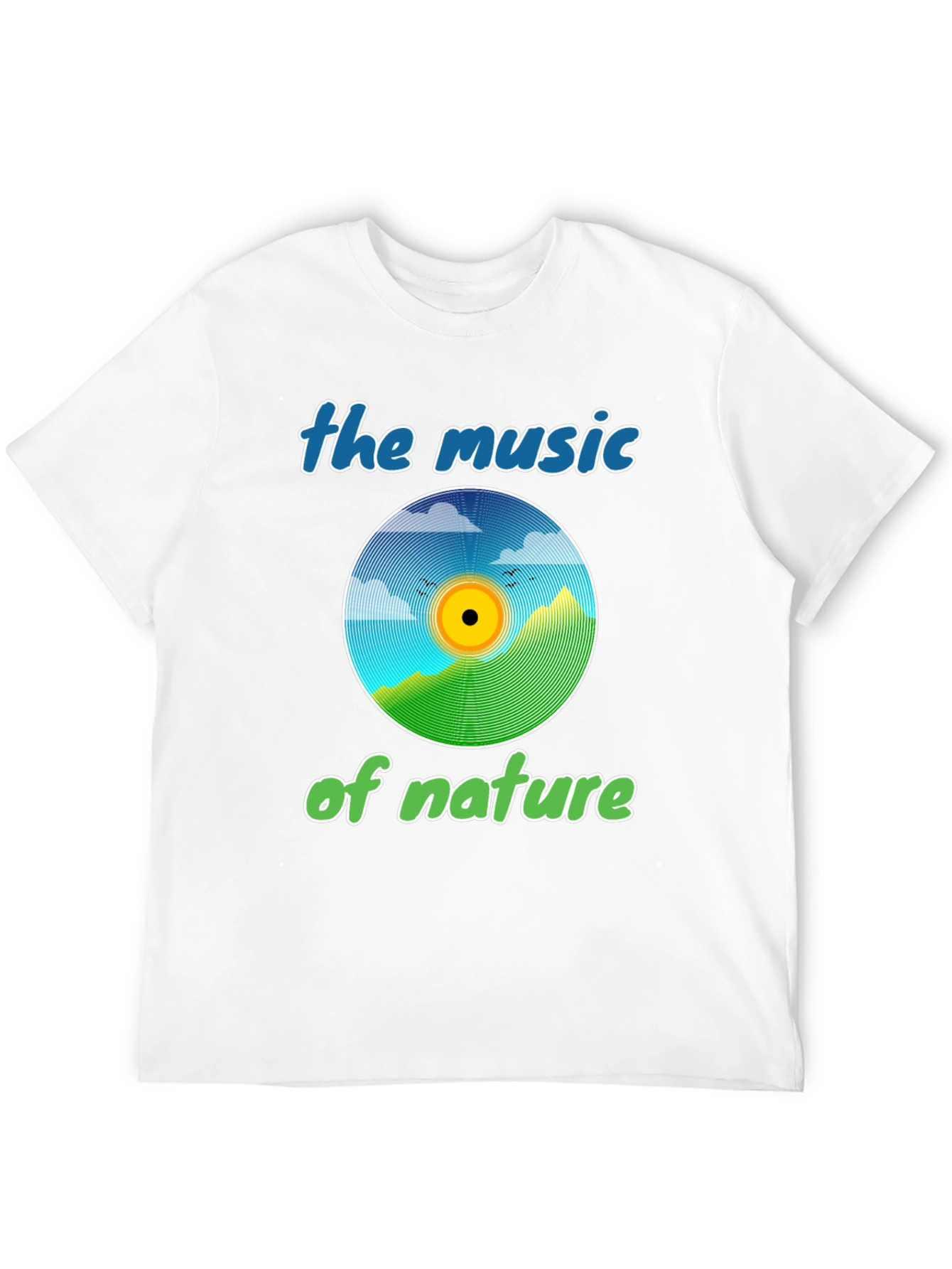 Natures Music Graphic Tee - Eco-Friendly Design